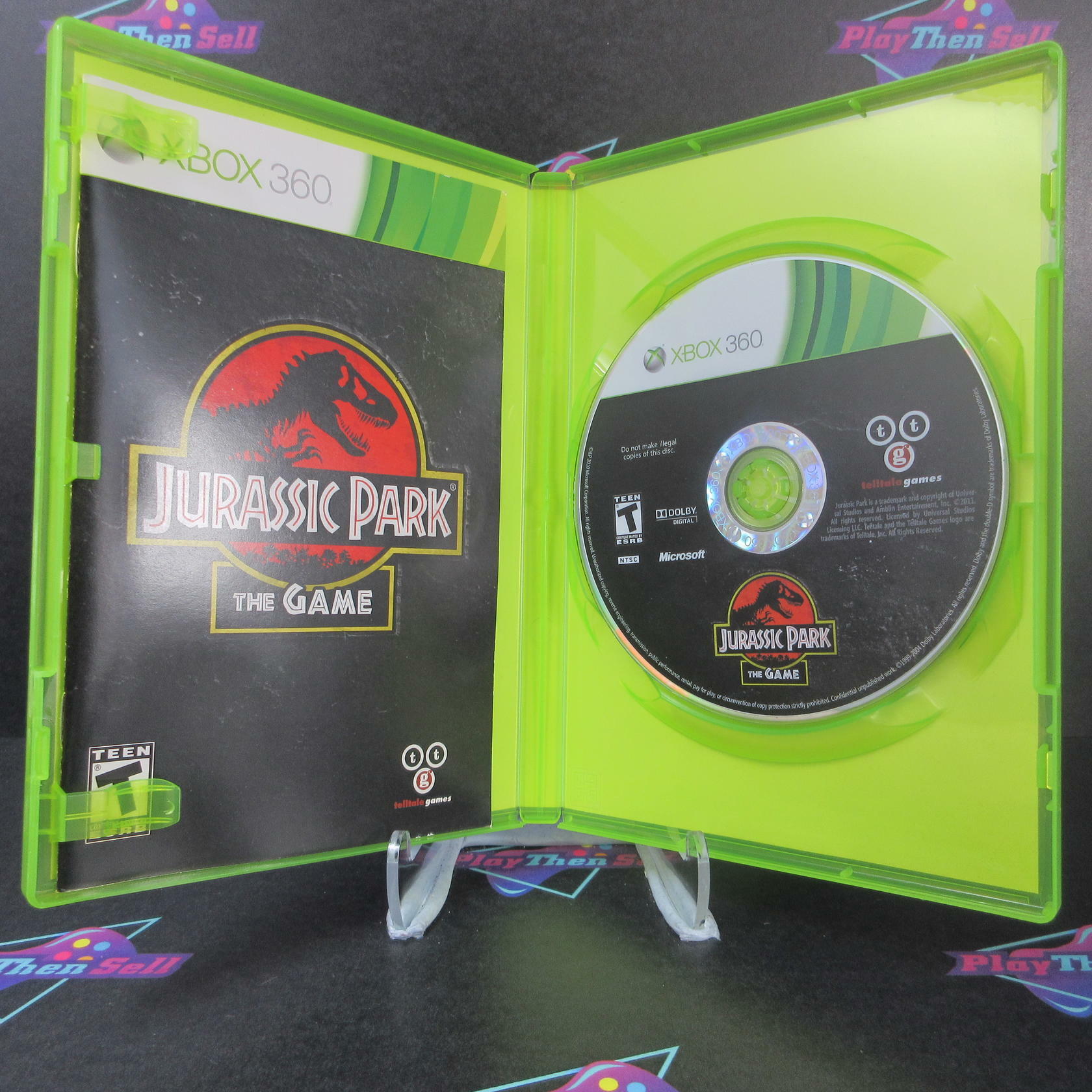 Jurassic Park The Game Xbox 360 - Like New