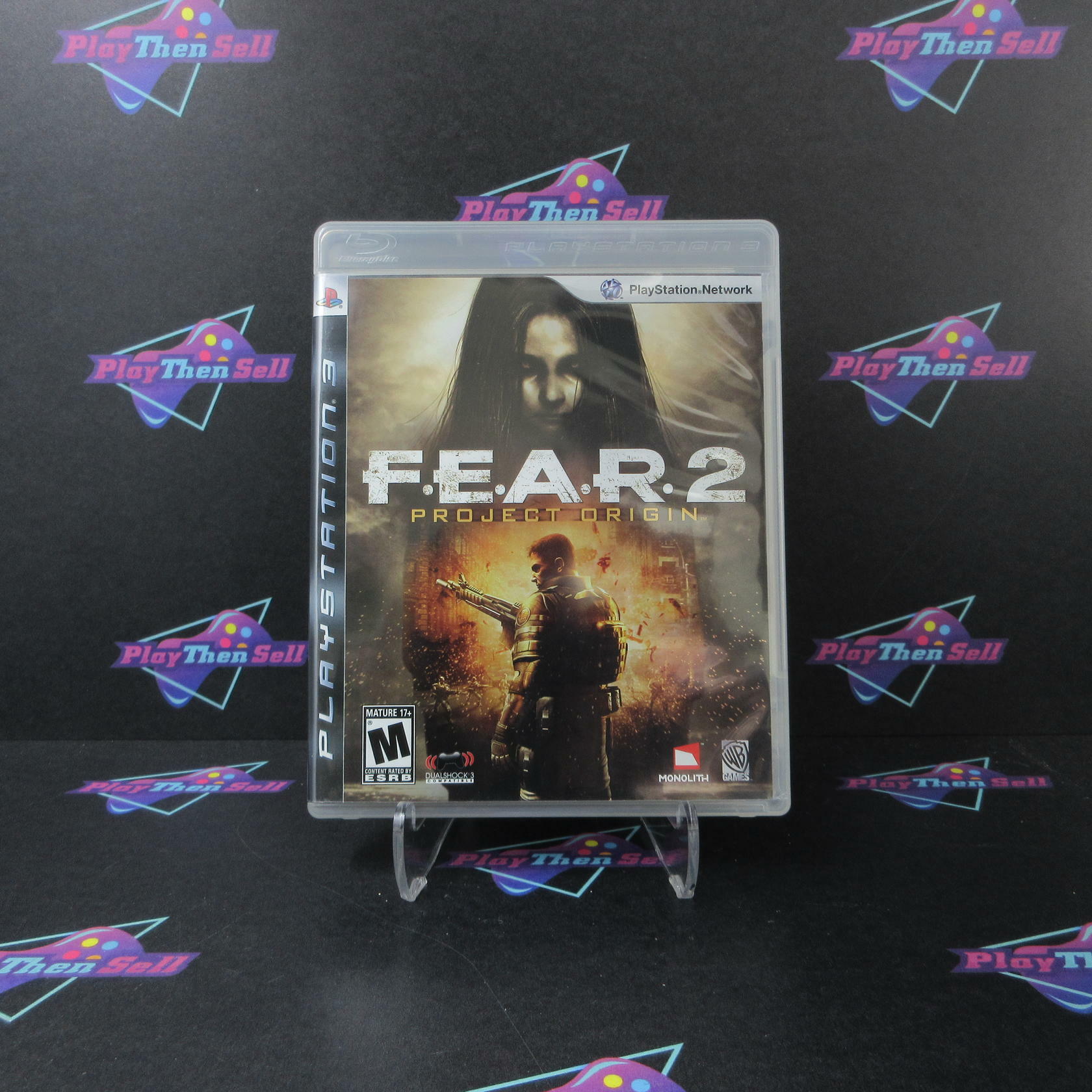 F.E.A.R. 2 Project Origin PS3 PlayStation 3 + Sleeve - Like New