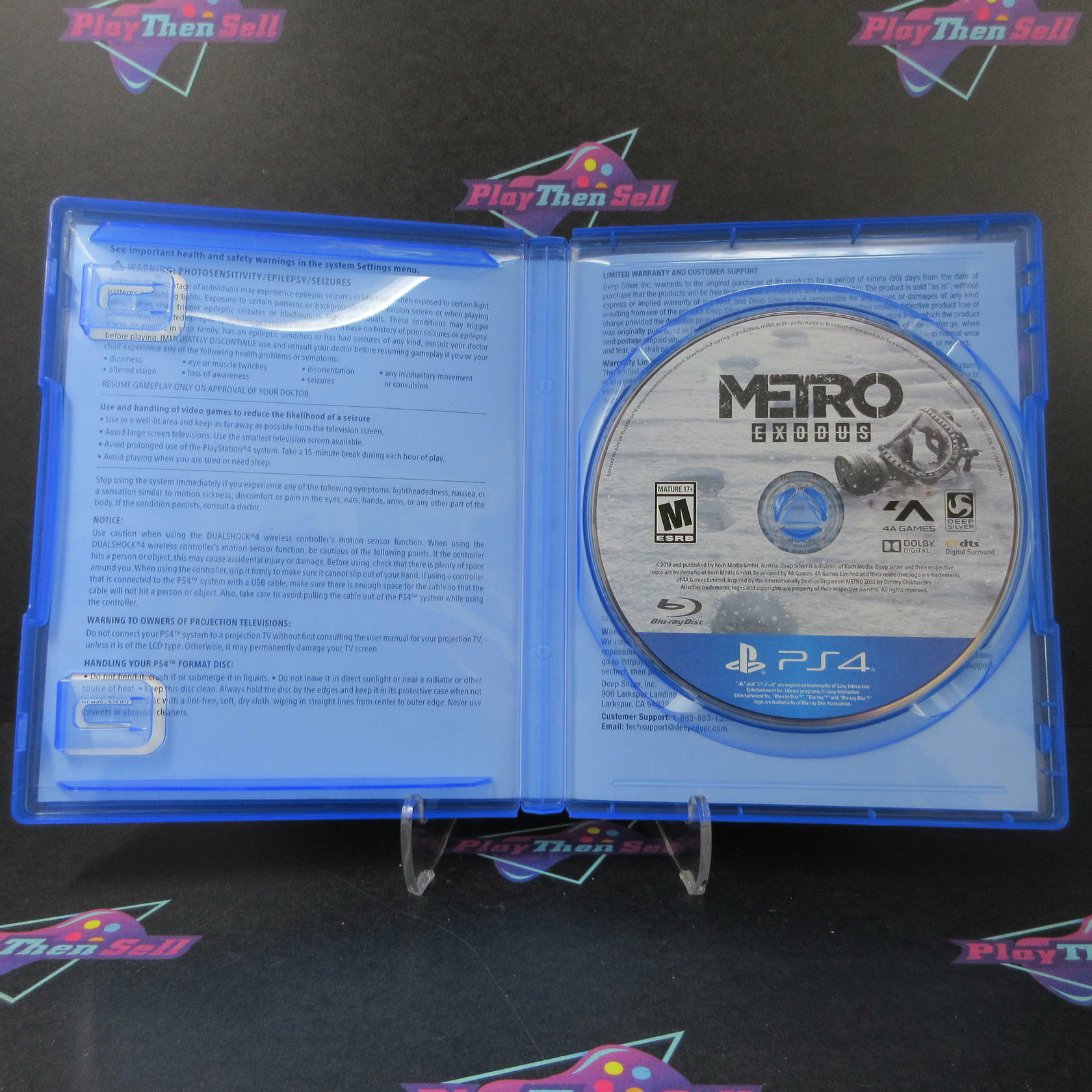 Metro Exodus PS4 PlayStation 4 - Like New