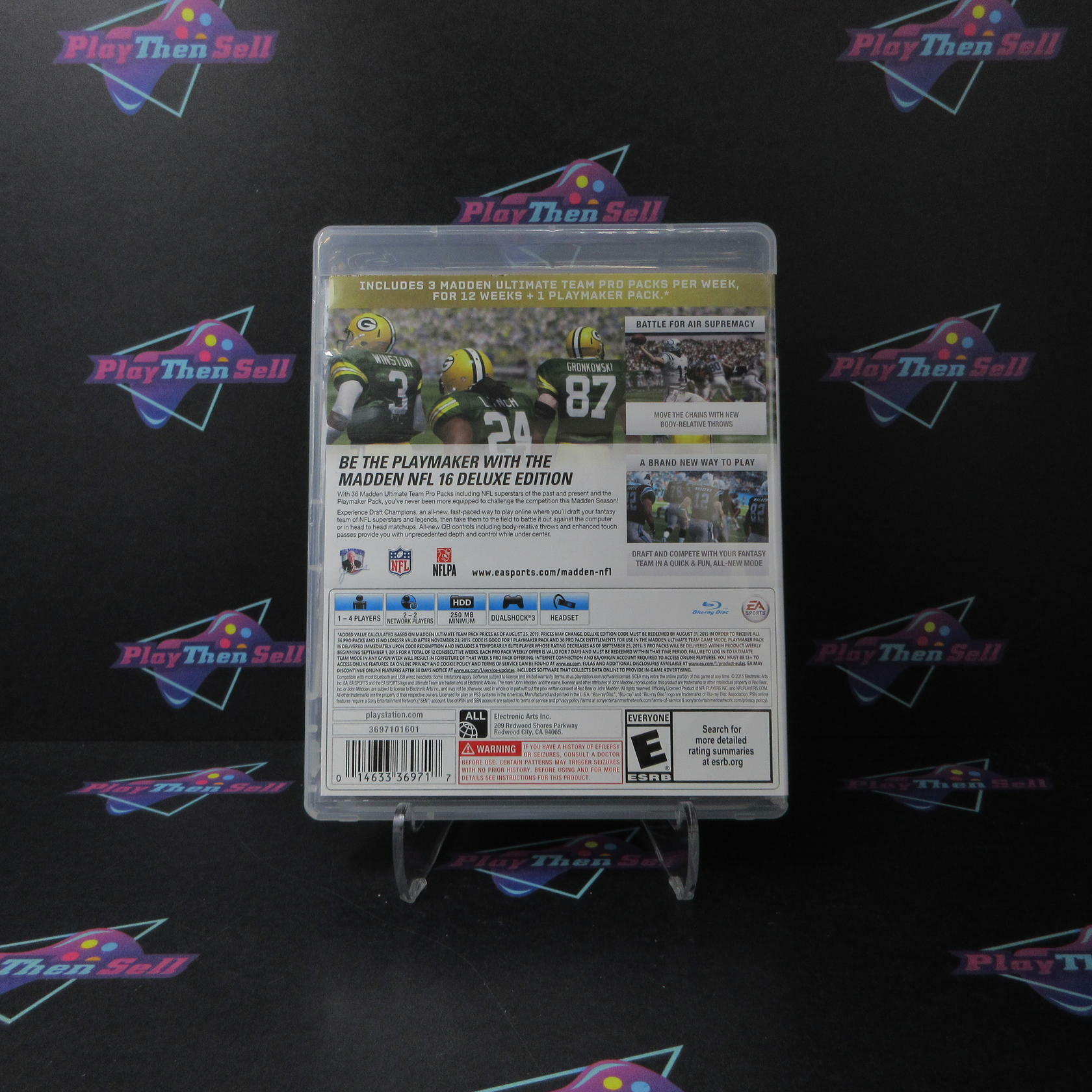 Madden NFL 16 Deluxe Edition PS3 PlayStation 3 - Like New