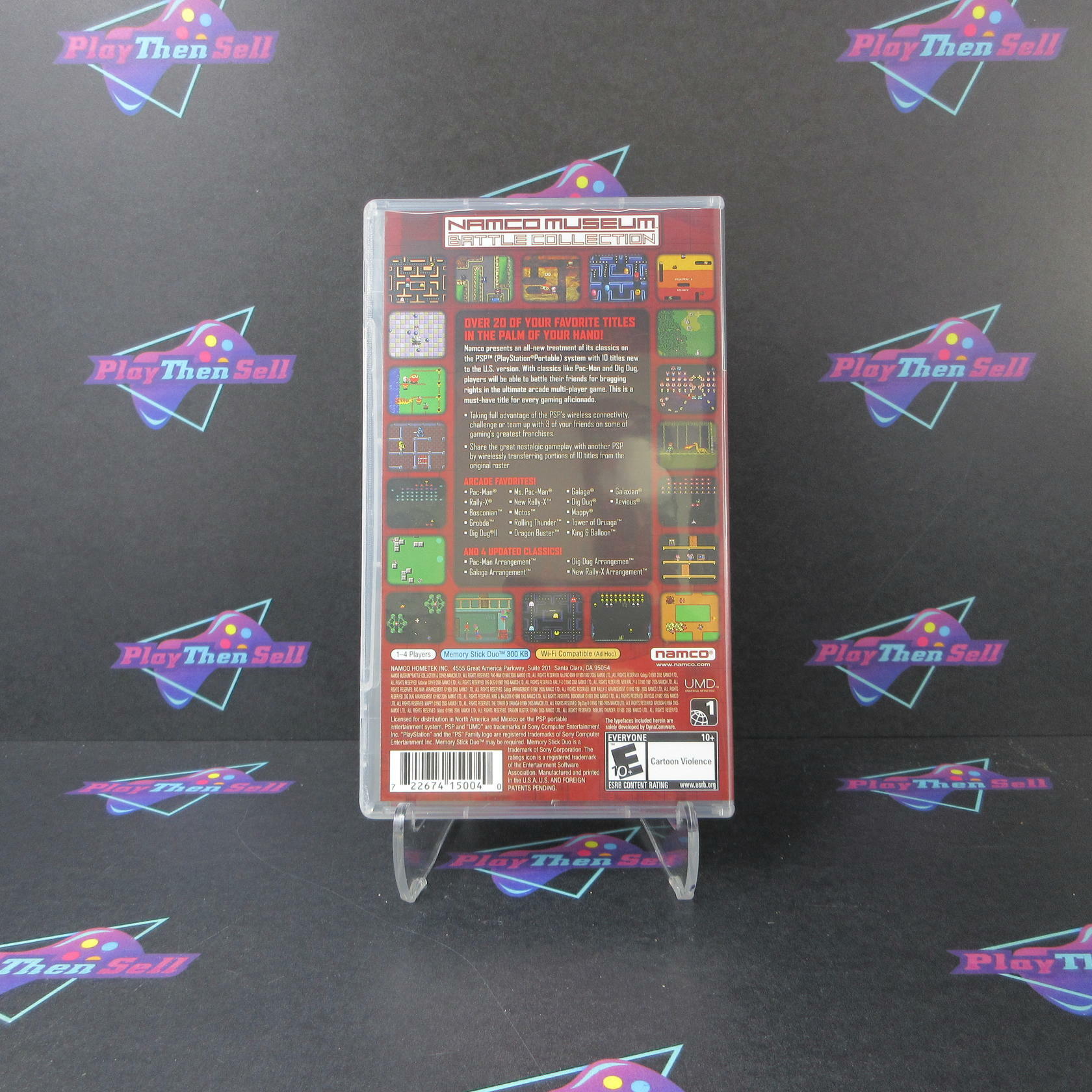 Namco Museum Battle Collection Sony PSP Clear UMD - Like New