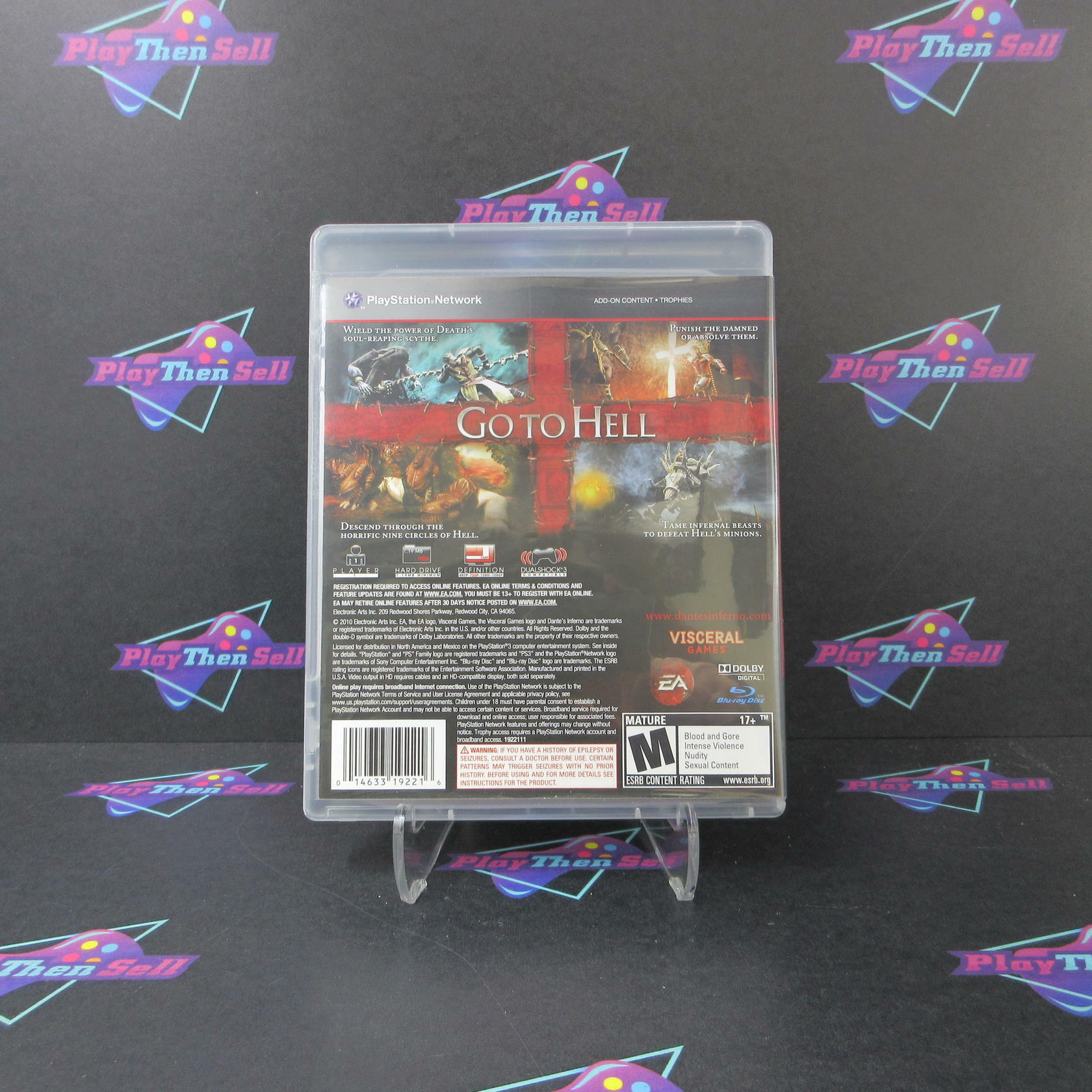 Dante's Inferno Divine Edition PS3 PlayStation 3 + Sleeve - Like New