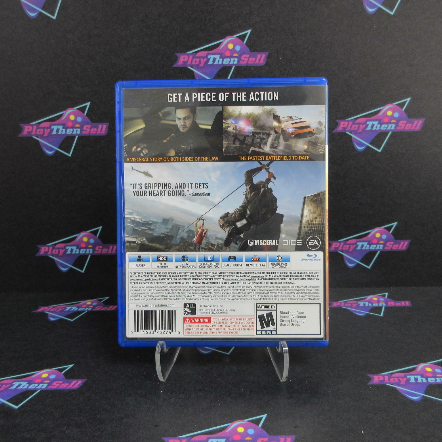 Battlefield Hardline PS4 PlayStation 4 - Like New