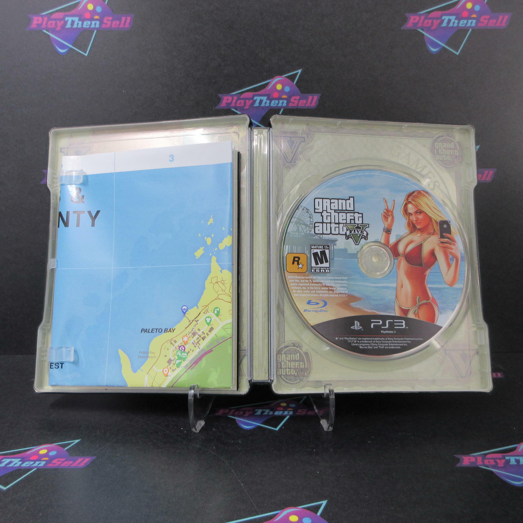 Grand Theft Auto V Special Edition PS3 PlayStation 3 + Map - Like New