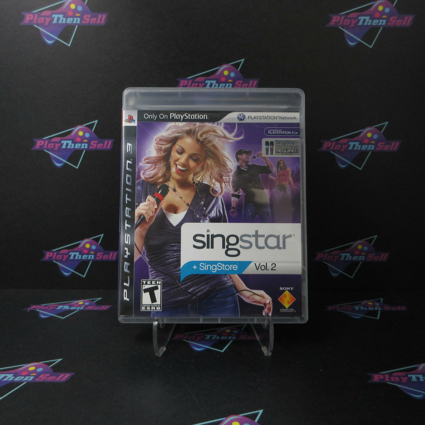 SingStar Vol 2 PS3 Playstation 3 AD + Reg Card Complete CIB - Very Good