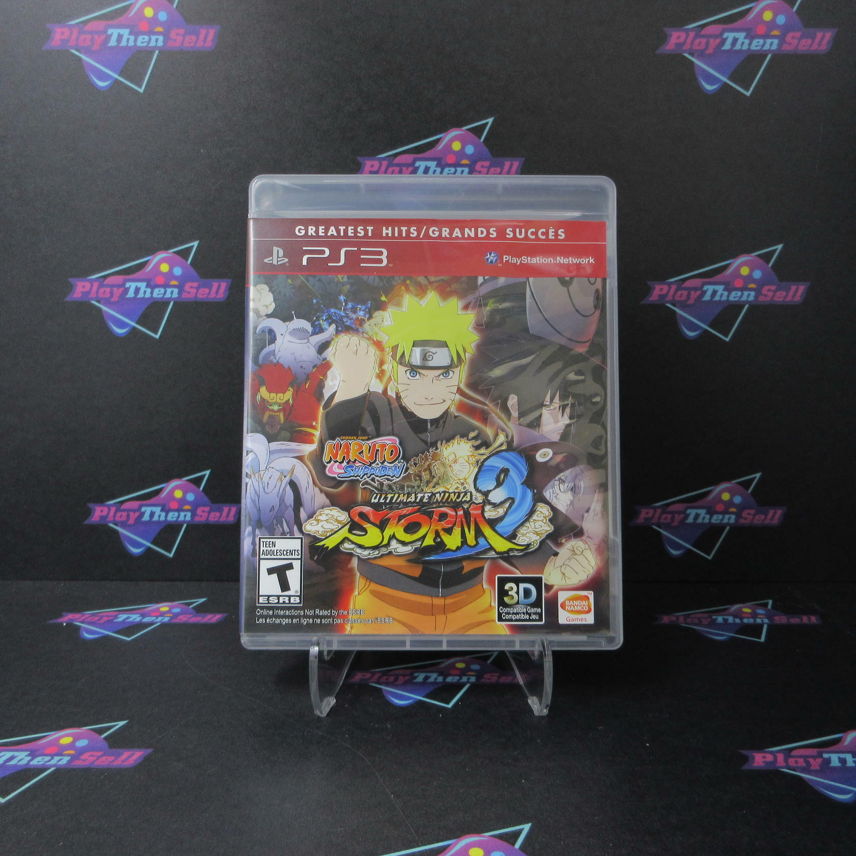 Naruto Shippuden Ultimate Ninja Storm 3 GH PS3 PlayStation 3 AD CIB - Very Good