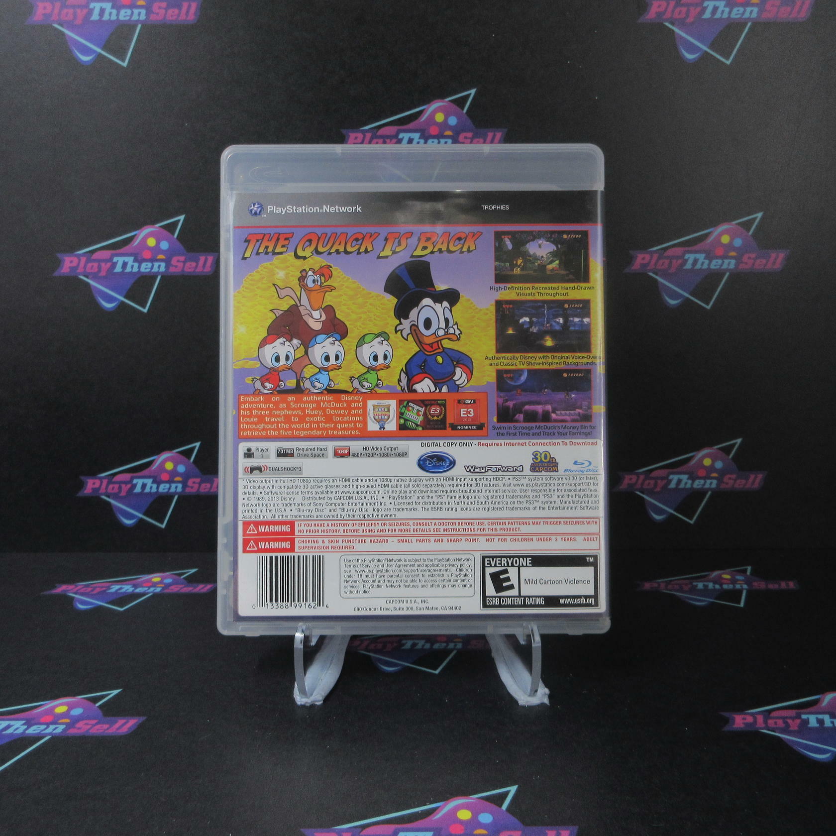DuckTales Remastered PS3 PlayStation 3 AD Complete CIB - Very Good