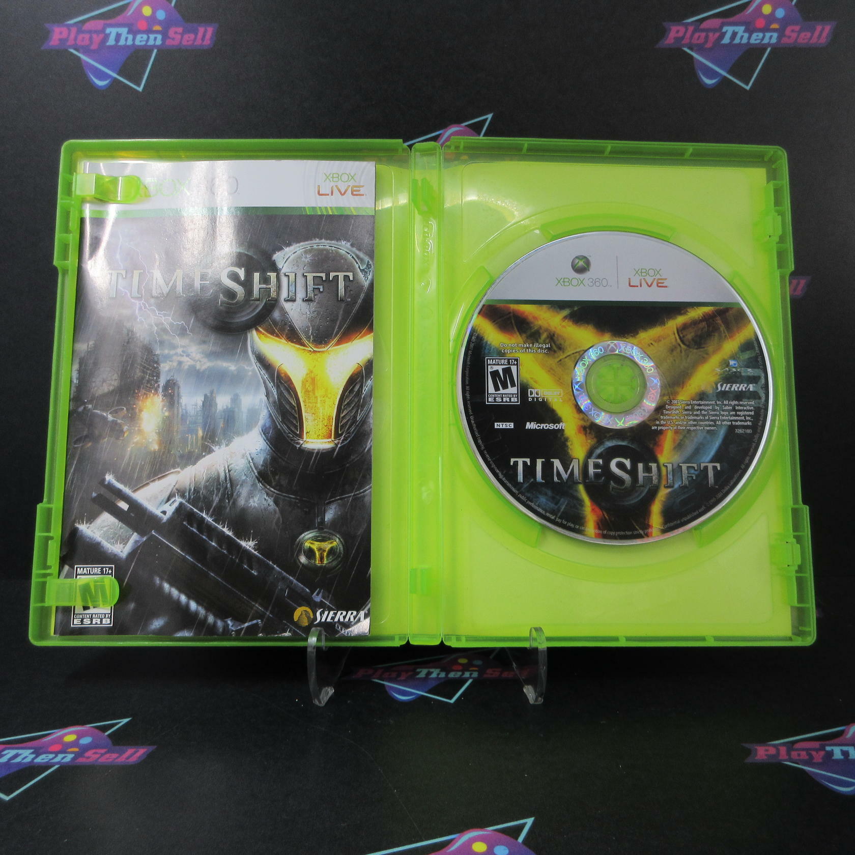 Timeshift Xbox 360 AD/MD Complete CIB - Very Good