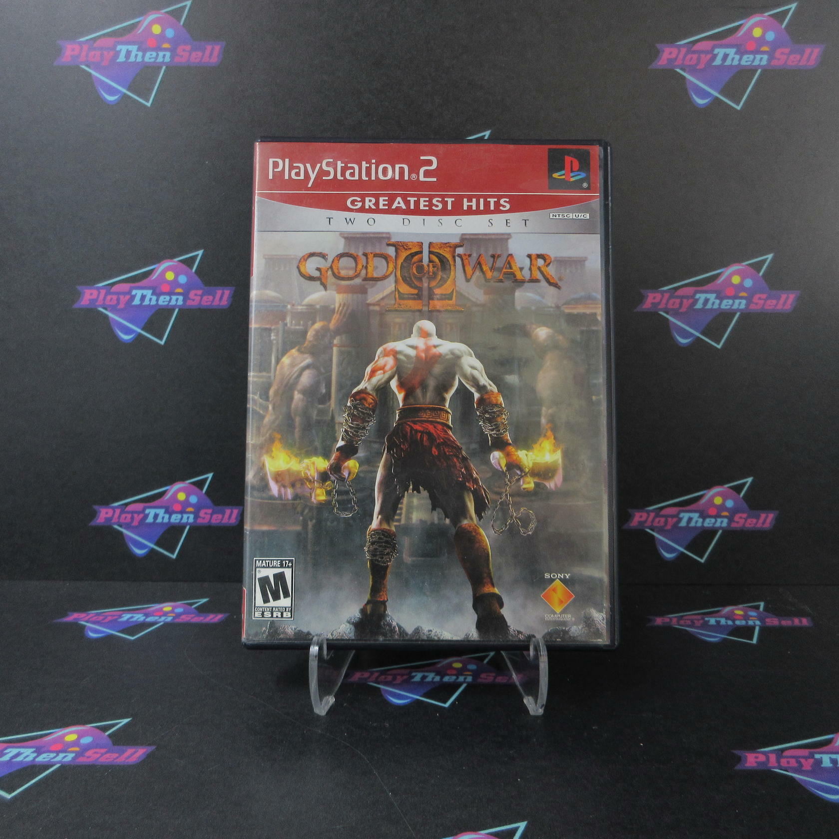 God of War 2 GH PS2 PlayStation 2 AD/NM - Very Good