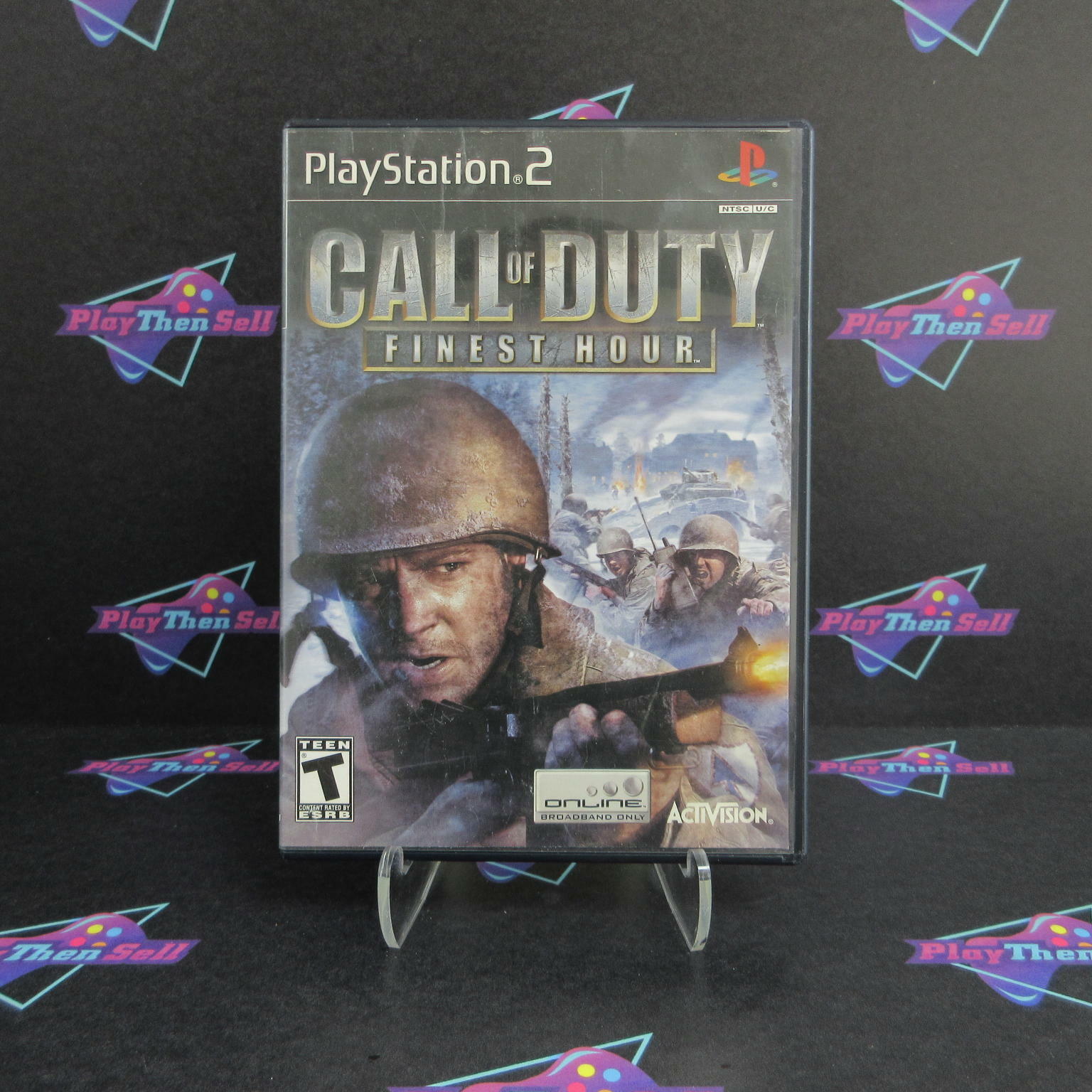 Call of Duty Finest Hour PS2 PlayStation 2 AD/NM - Very Good