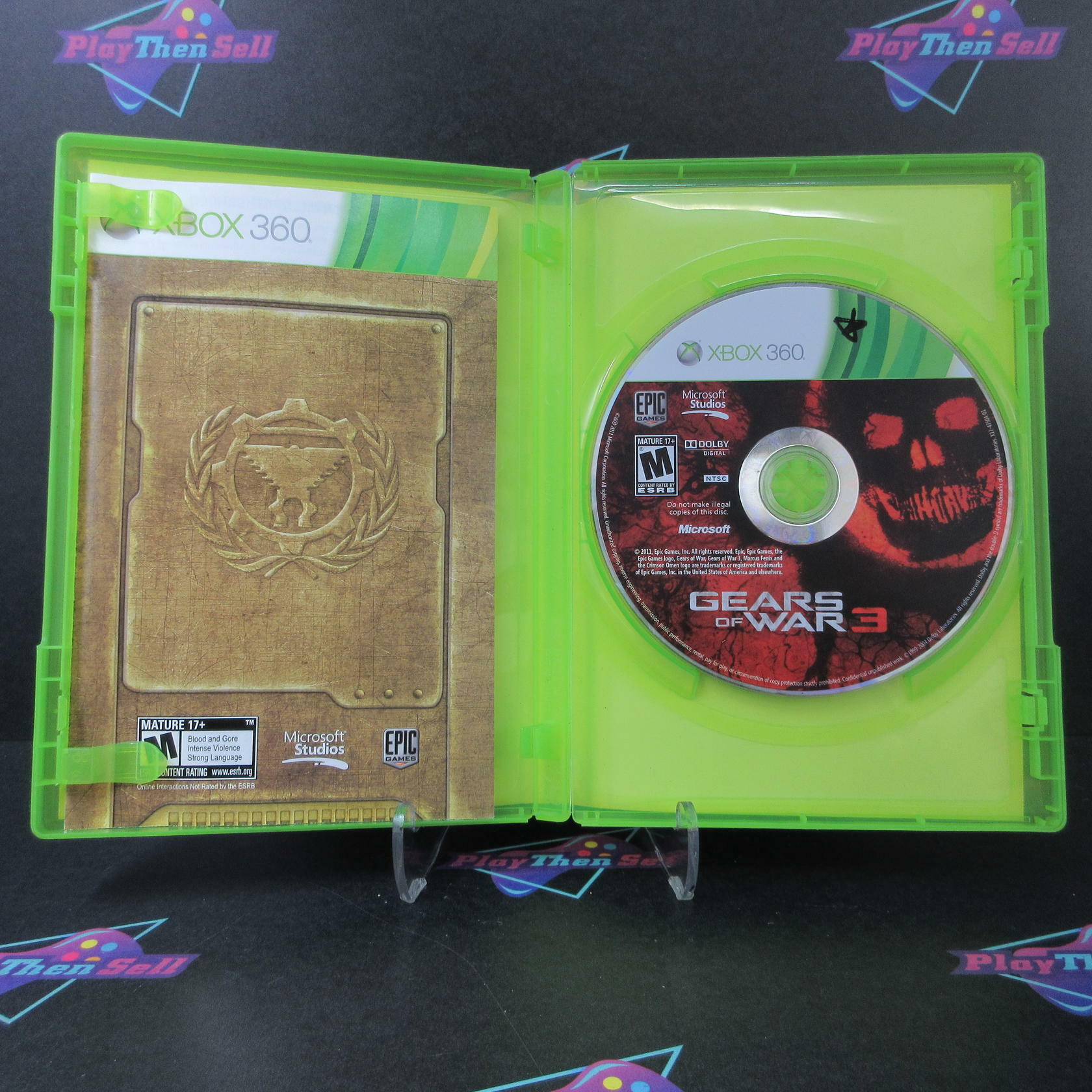 Gears of War 3 Xbox 360 DD Complete CIB - Very Good