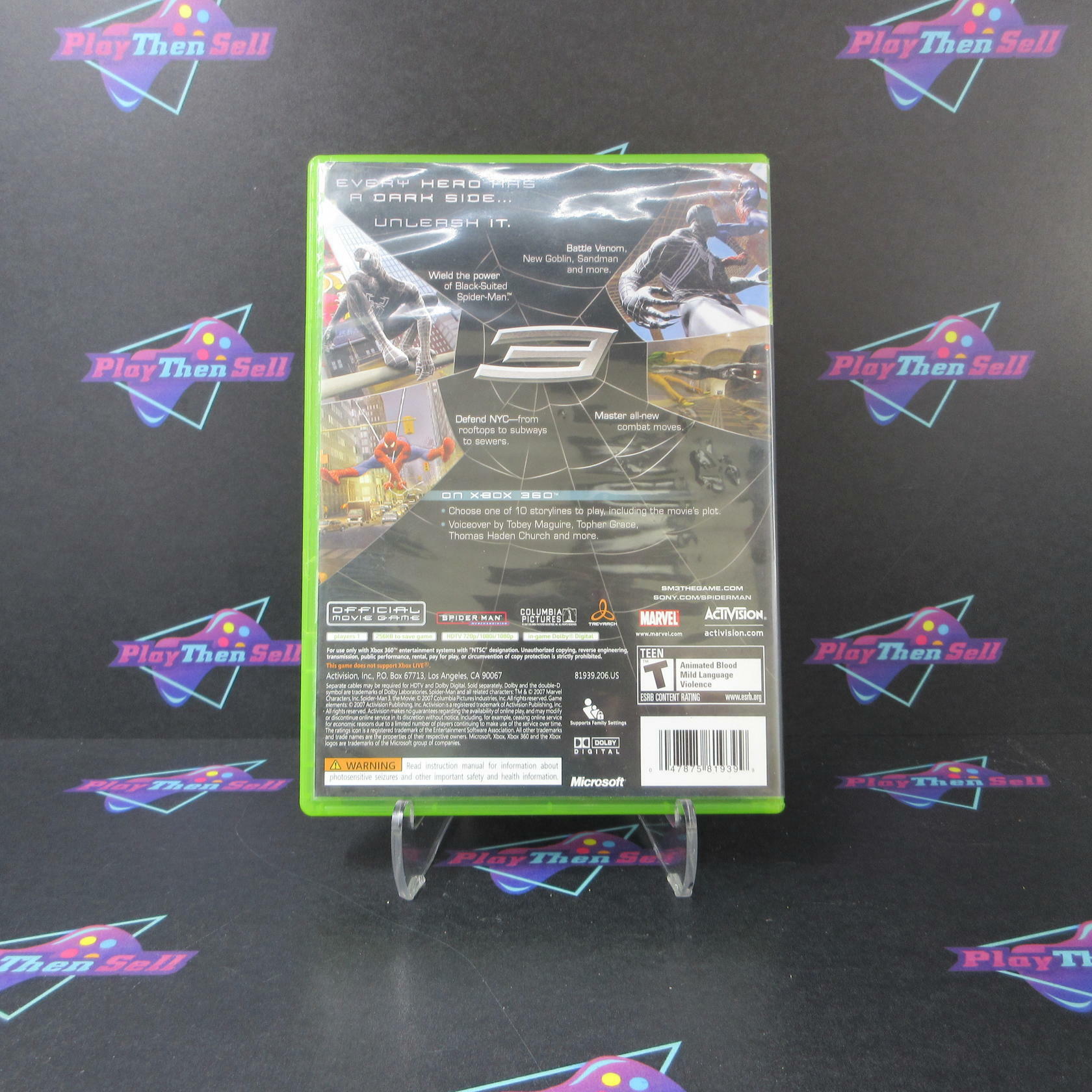 Spider-Man 3 Xbox 360 AD Complete CIB - Very Good
