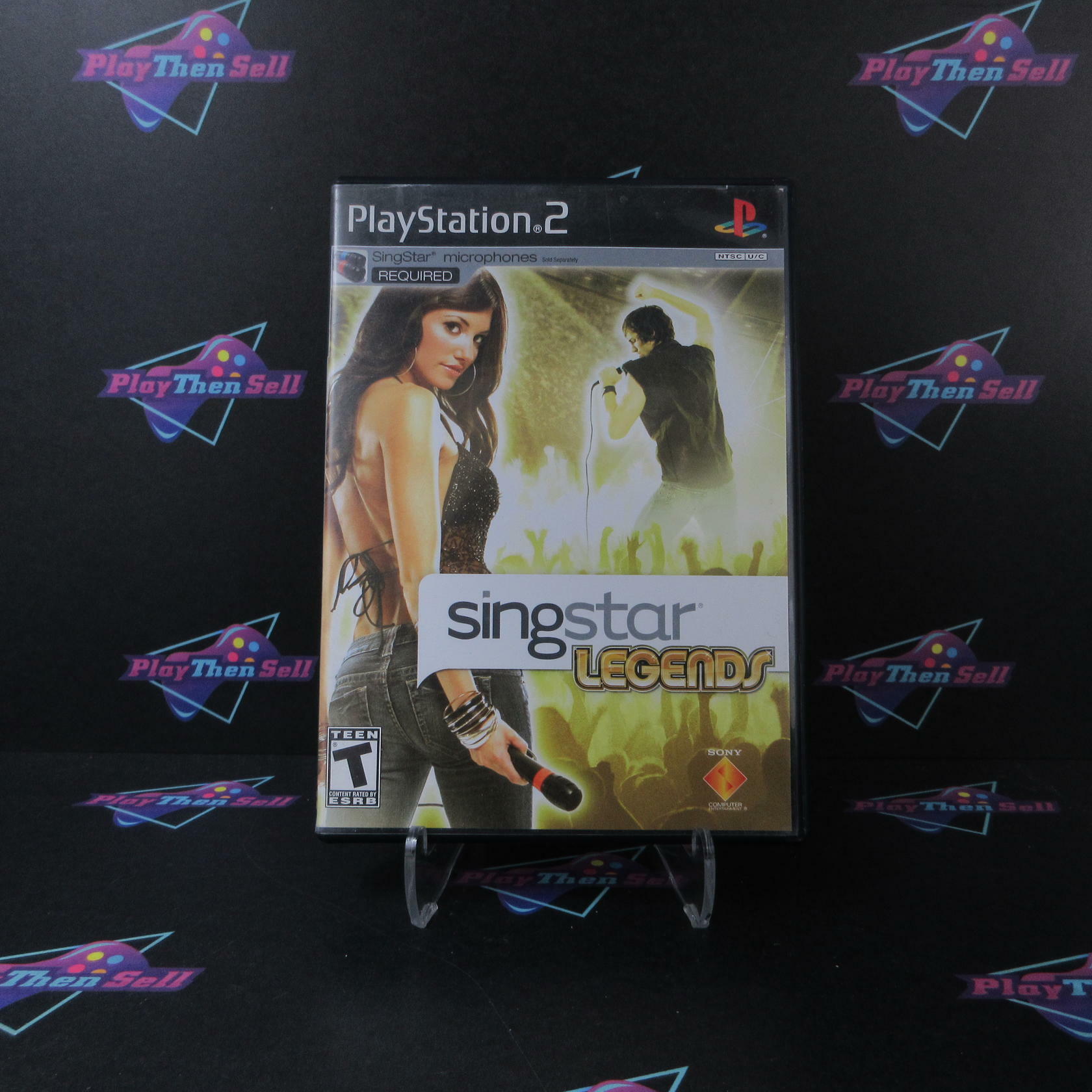 SingStar Legends Software Only + Reg Card PS2 PlayStation 2 AD Complete CIB - Very Good