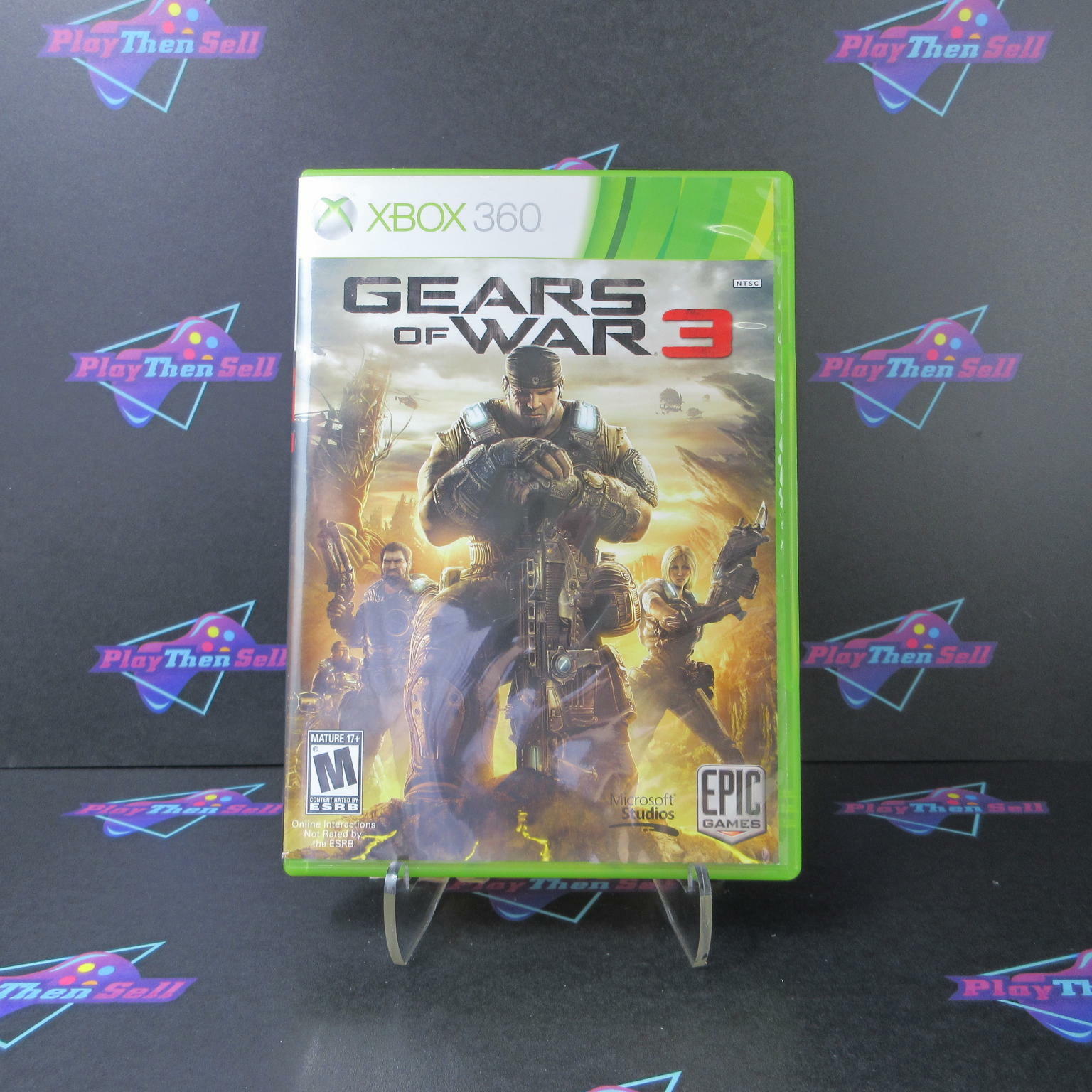 Gears of War 3 Xbox 360 DD Complete CIB - Very Good