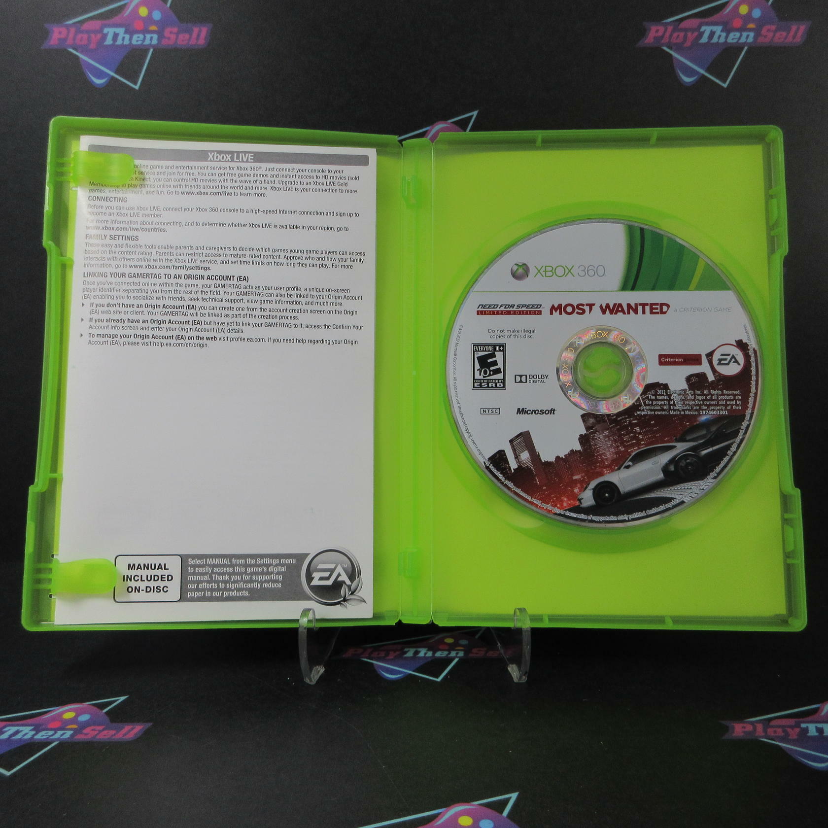 Need for Speed Most Wanted Limited Ed Xbox 360 AD Complete CIB - Very Good
