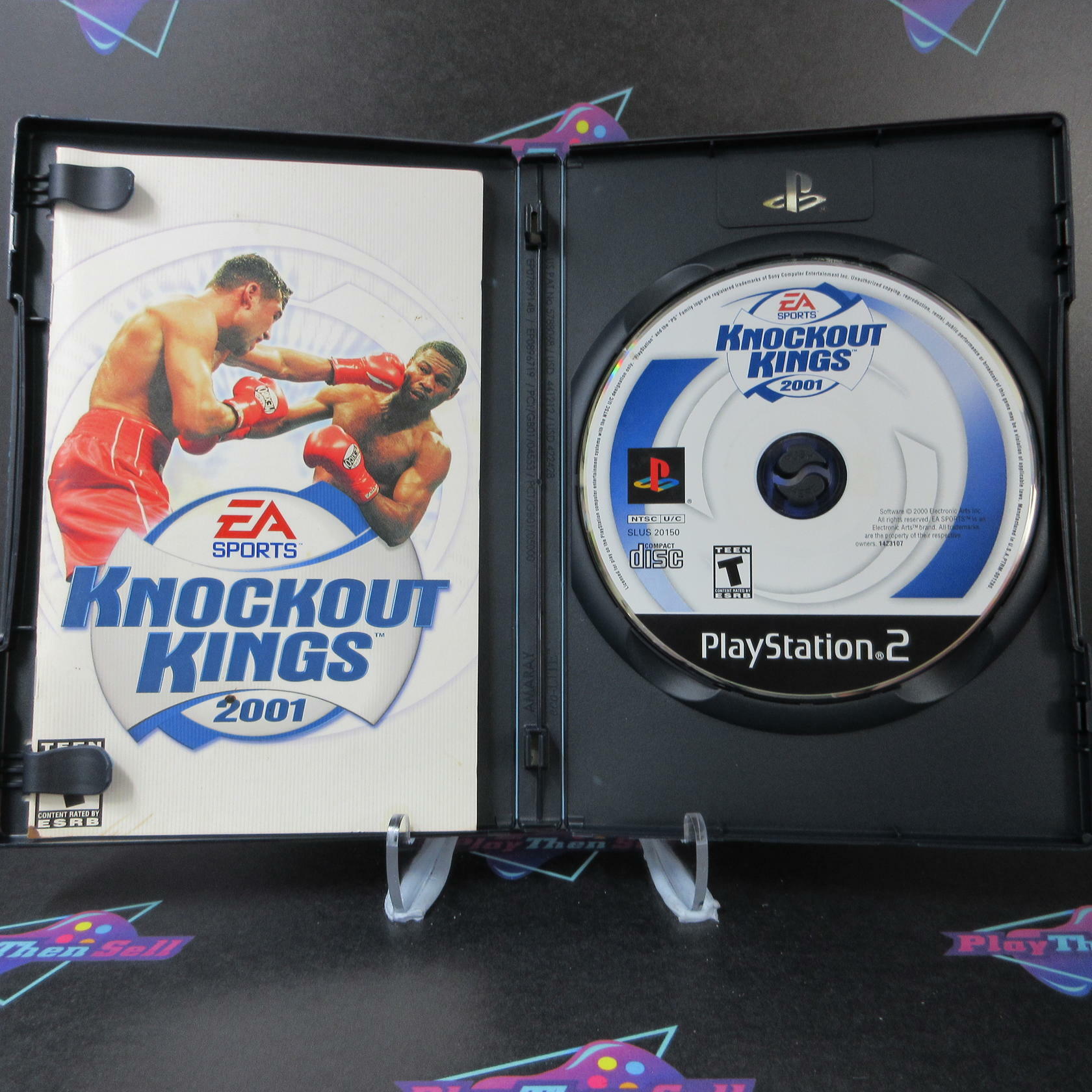 Knockout Kings 2001 + Reg Card PS2 PlayStation 2 MD Complete CIB - Very Good