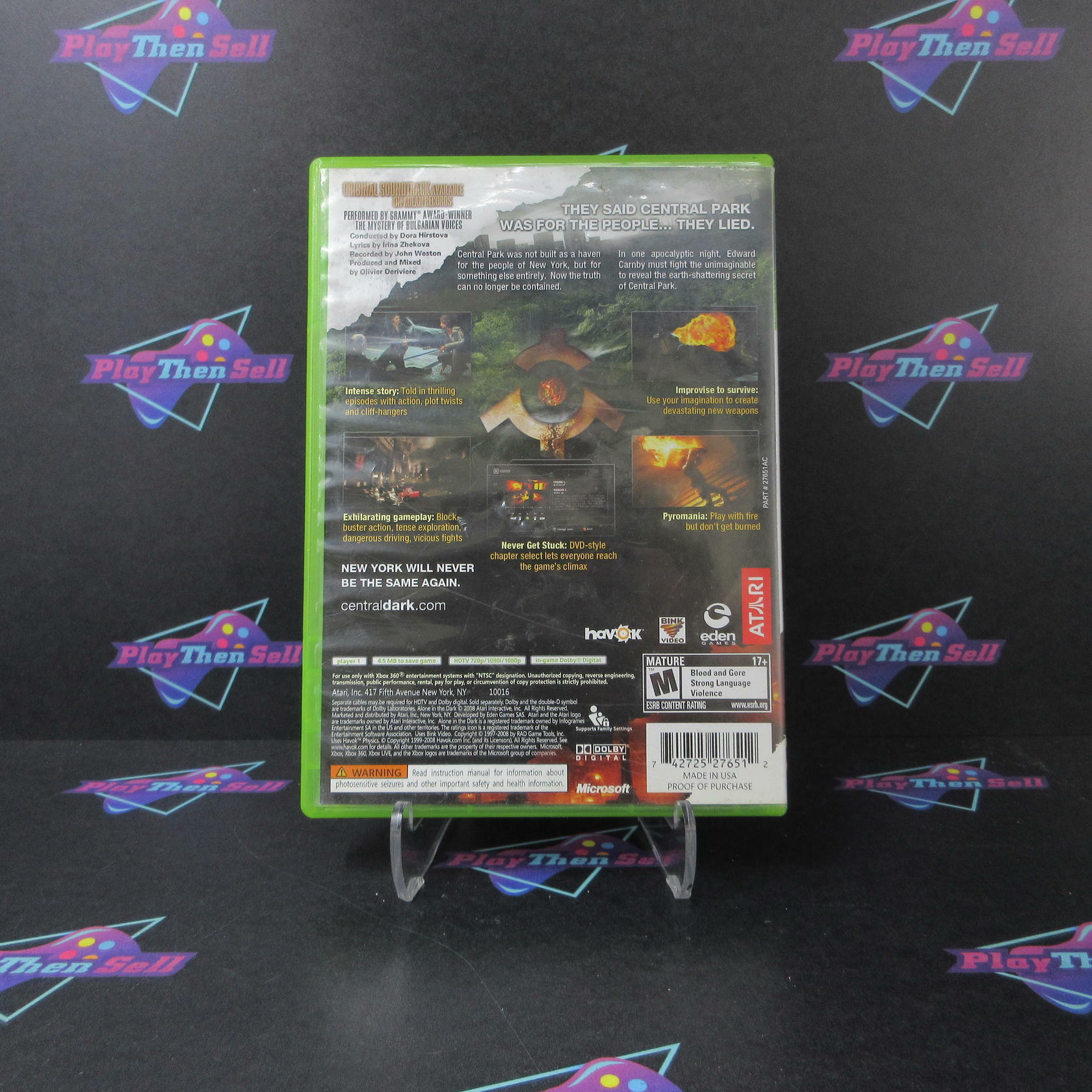 Alone in the Dark Soundtrack Edition Xbox 360 AD/DD No Soundtrack - Very Good