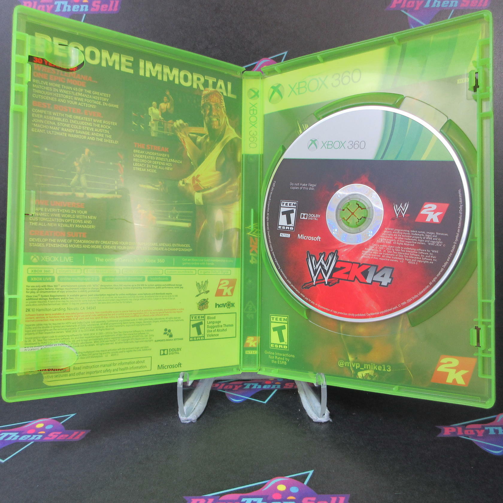 WWE 2K14 Xbox 360 AD/NM - Very Good