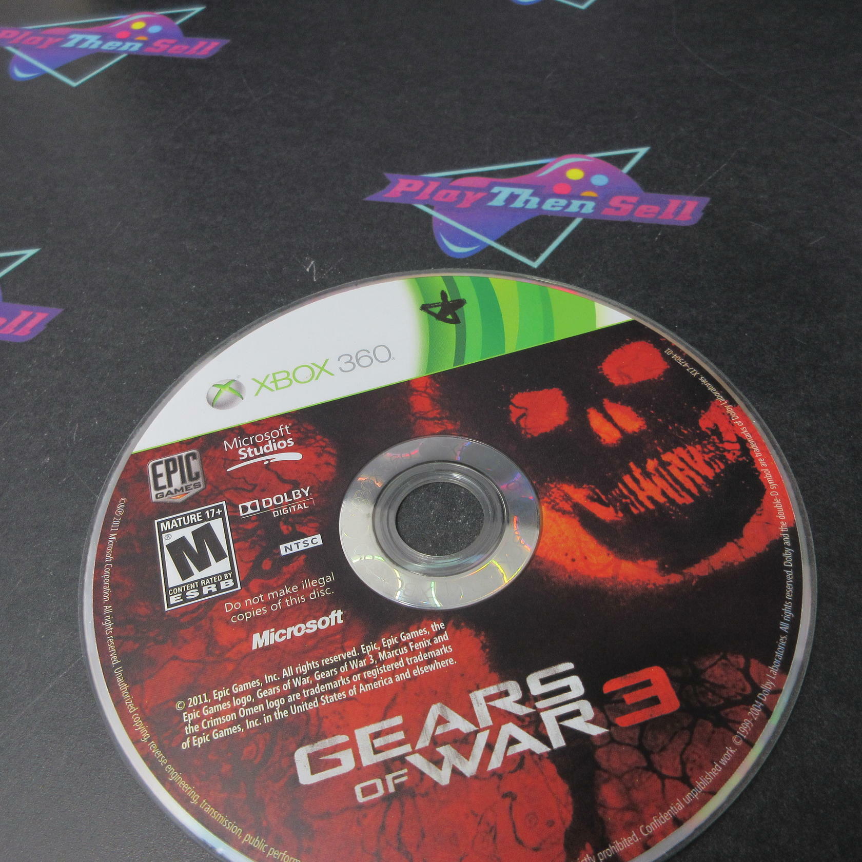 Gears of War 3 Xbox 360 DD Complete CIB - Very Good
