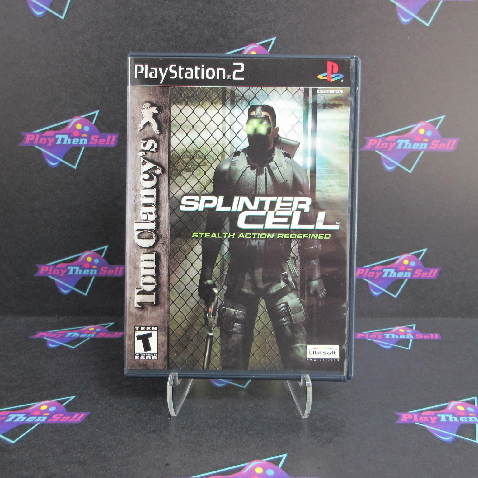 Tom Clancy's Splinter Cell PS2 PlayStation 2 + Reg Card - Like New