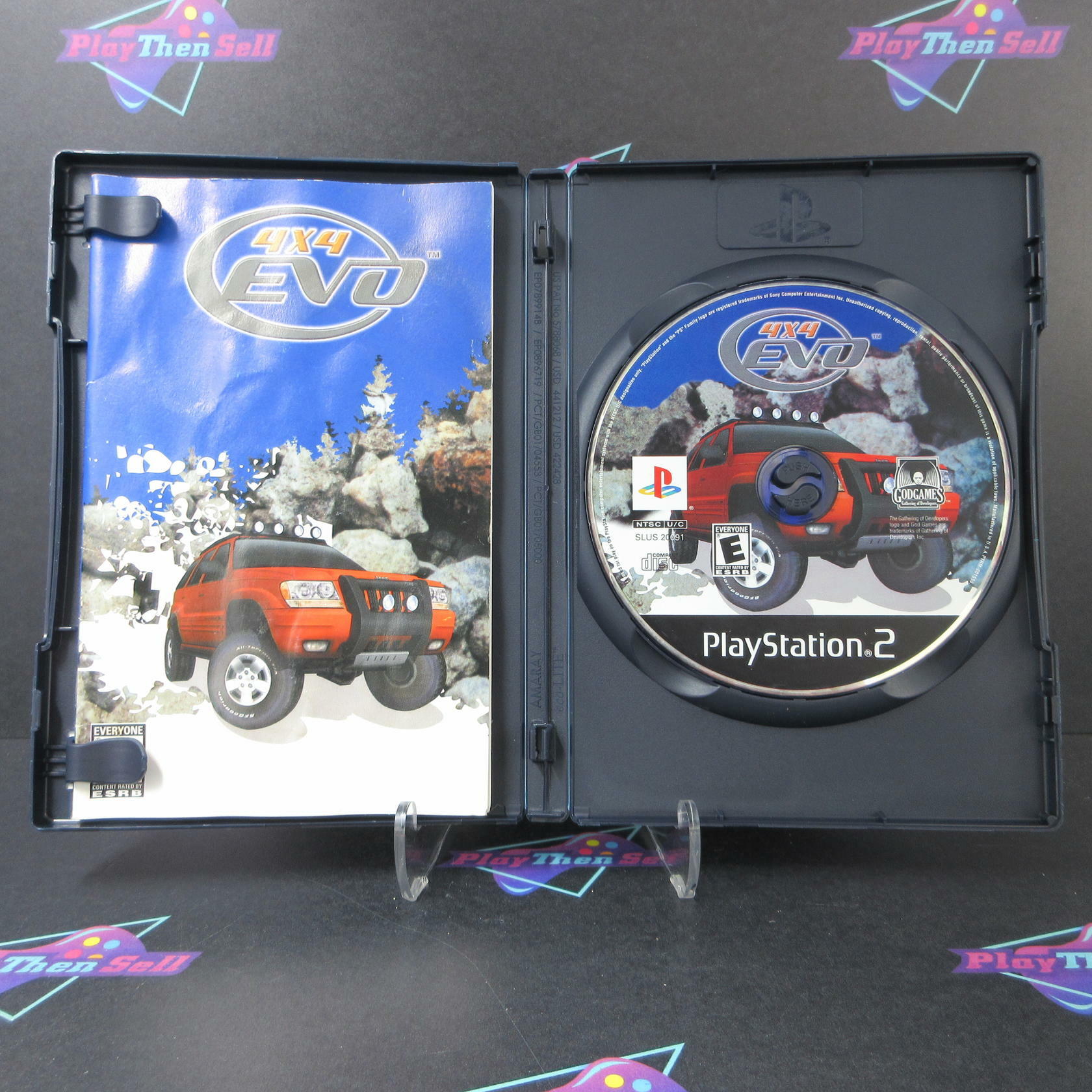 4x4 Evo PS2 PlayStation 2 AD/MD Complete CIB - Very Good