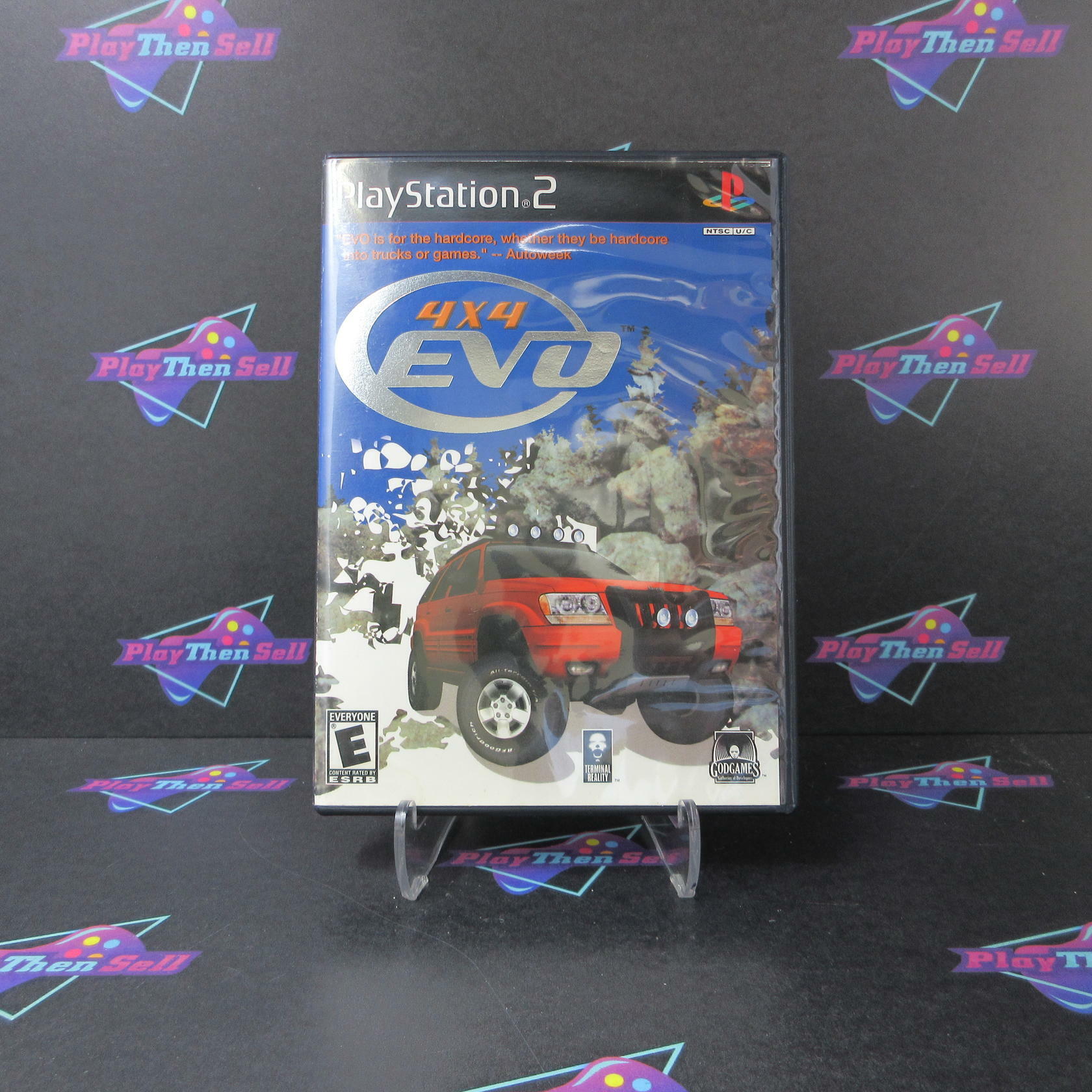 4x4 Evo PS2 PlayStation 2 AD/MD Complete CIB - Very Good