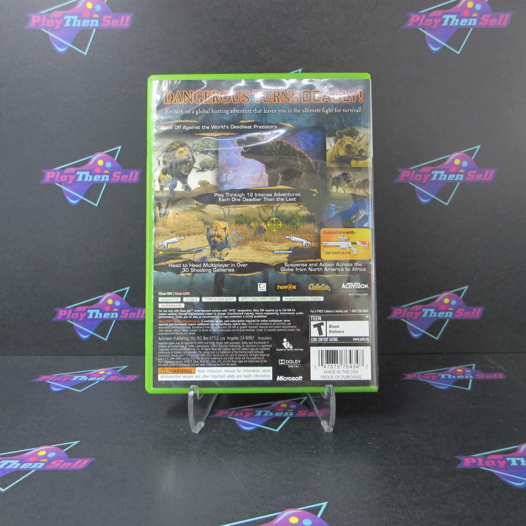 Cabela's Dangerous Hunts 2011 Xbox 360 AD/NM - Very Good