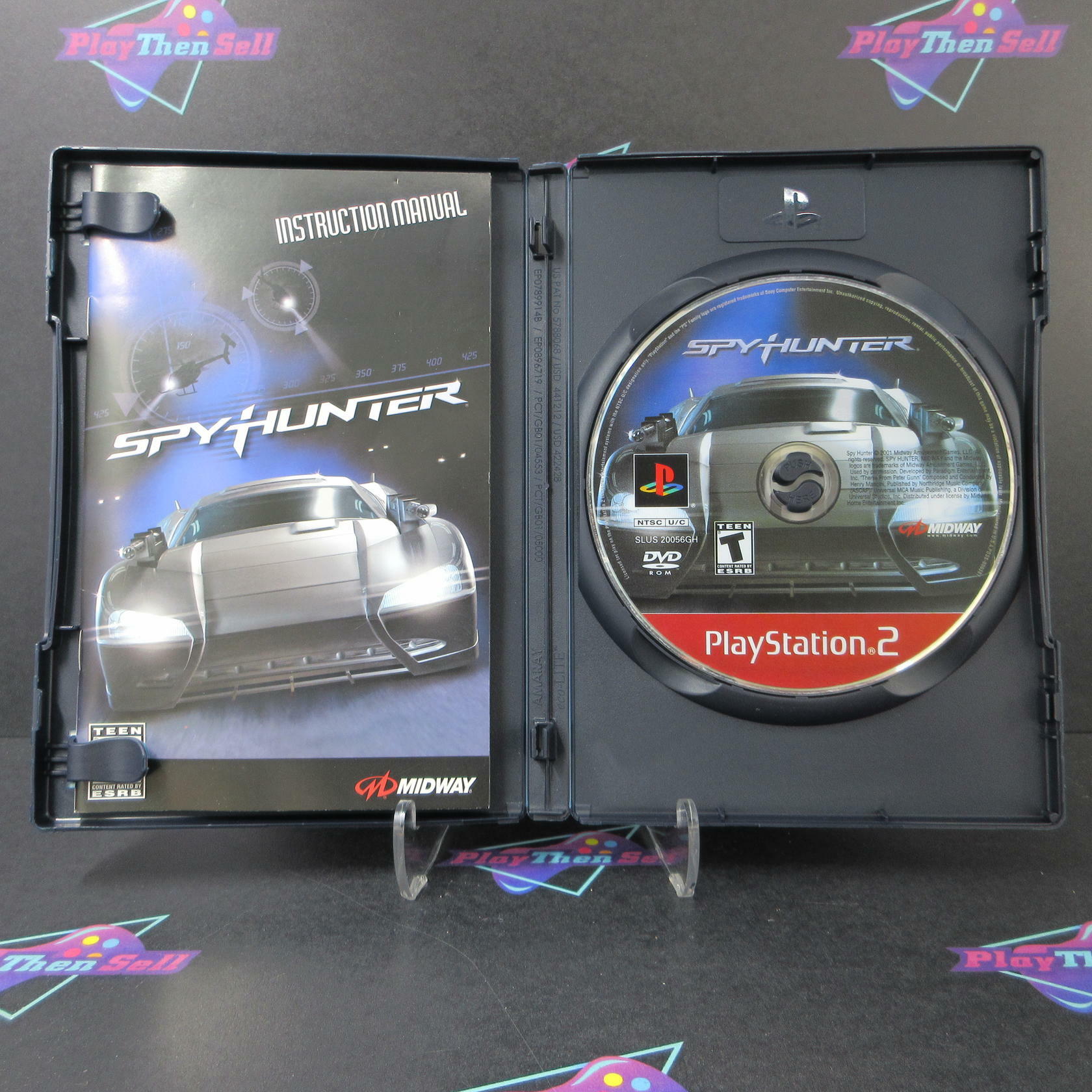 Spy Hunter GH PS2 PlayStation 2 AD + Reg Card Complete CIB - Very Good