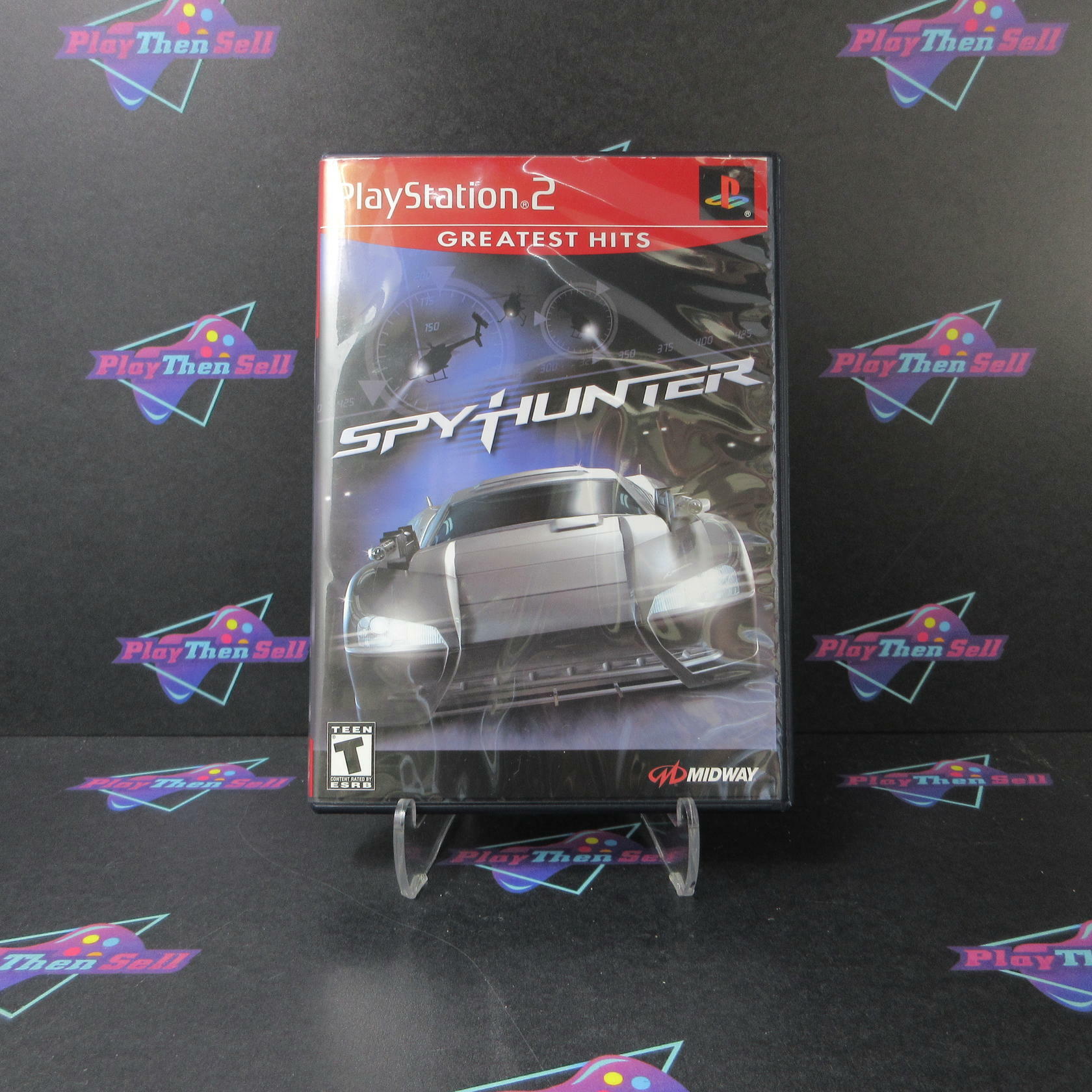 Spy Hunter GH PS2 PlayStation 2 AD + Reg Card Complete CIB - Very Good