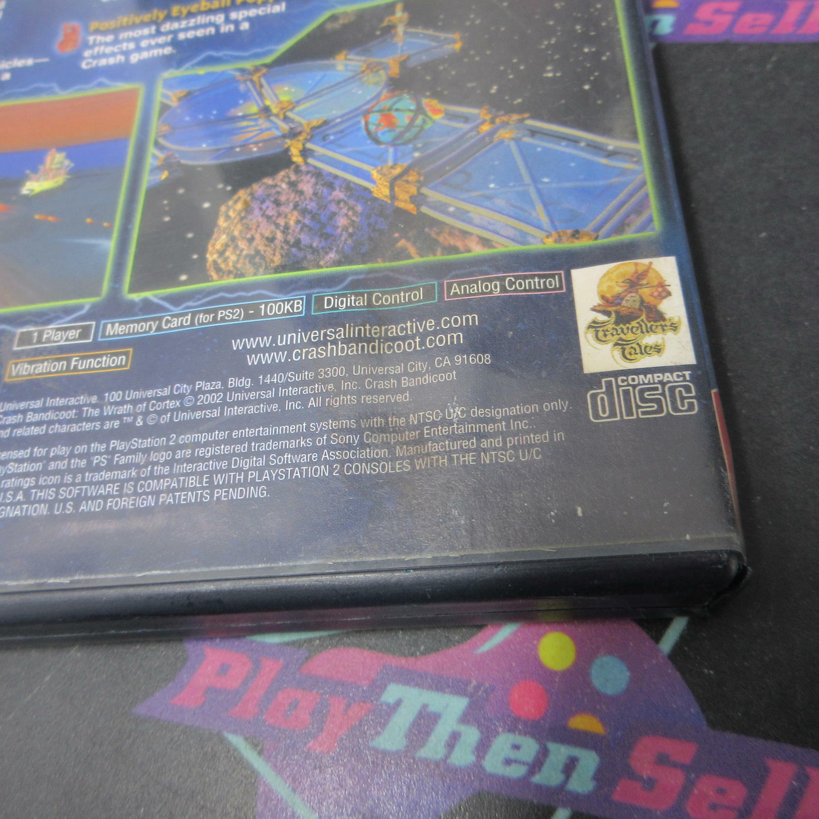 Crash Bandicoot The Wrath of Cortex GH PS2 AD/NM - Very Good