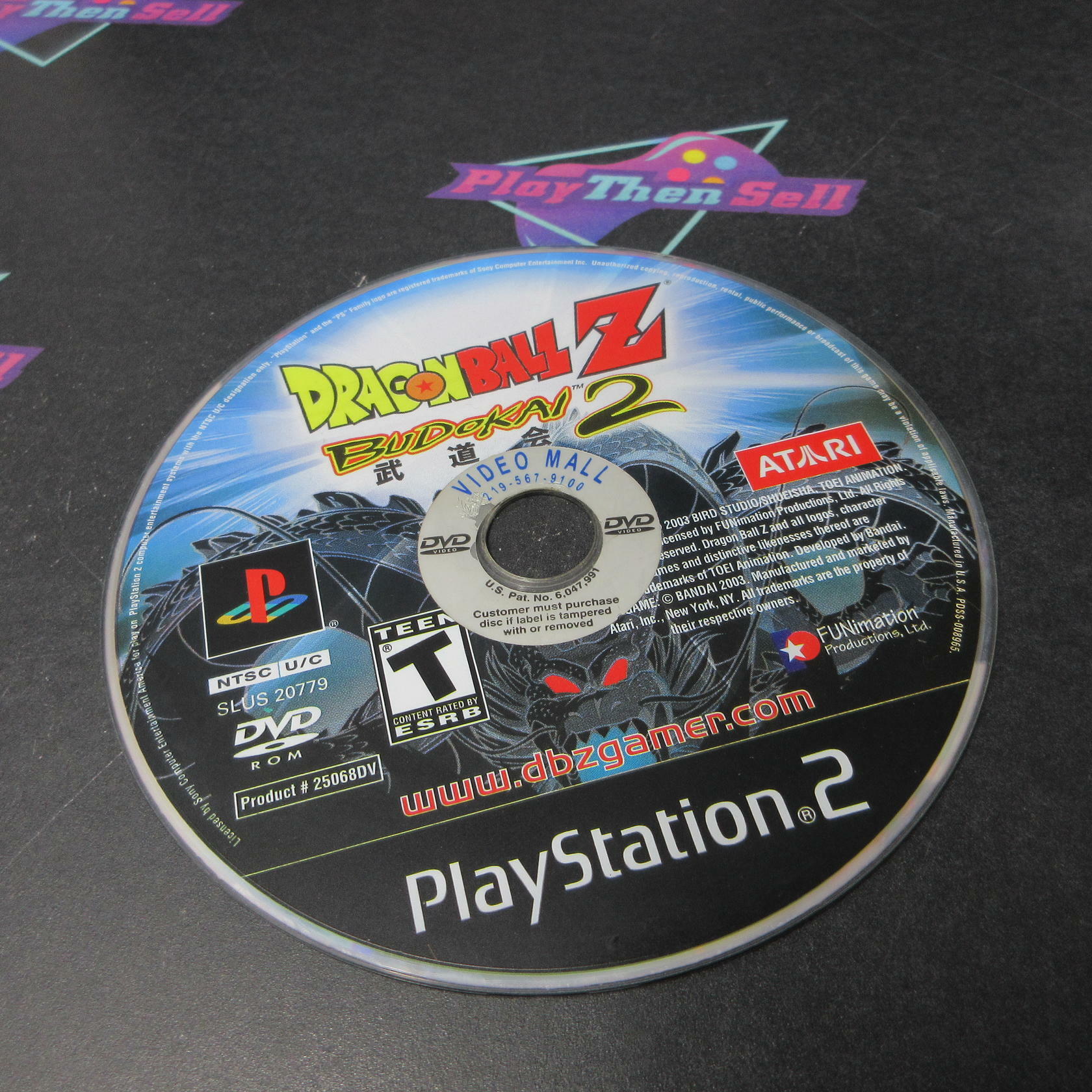 Dragon Ball Z Budokai 2 PS2 PlayStation 2 DD + Stickers Complete CIB - Very Good