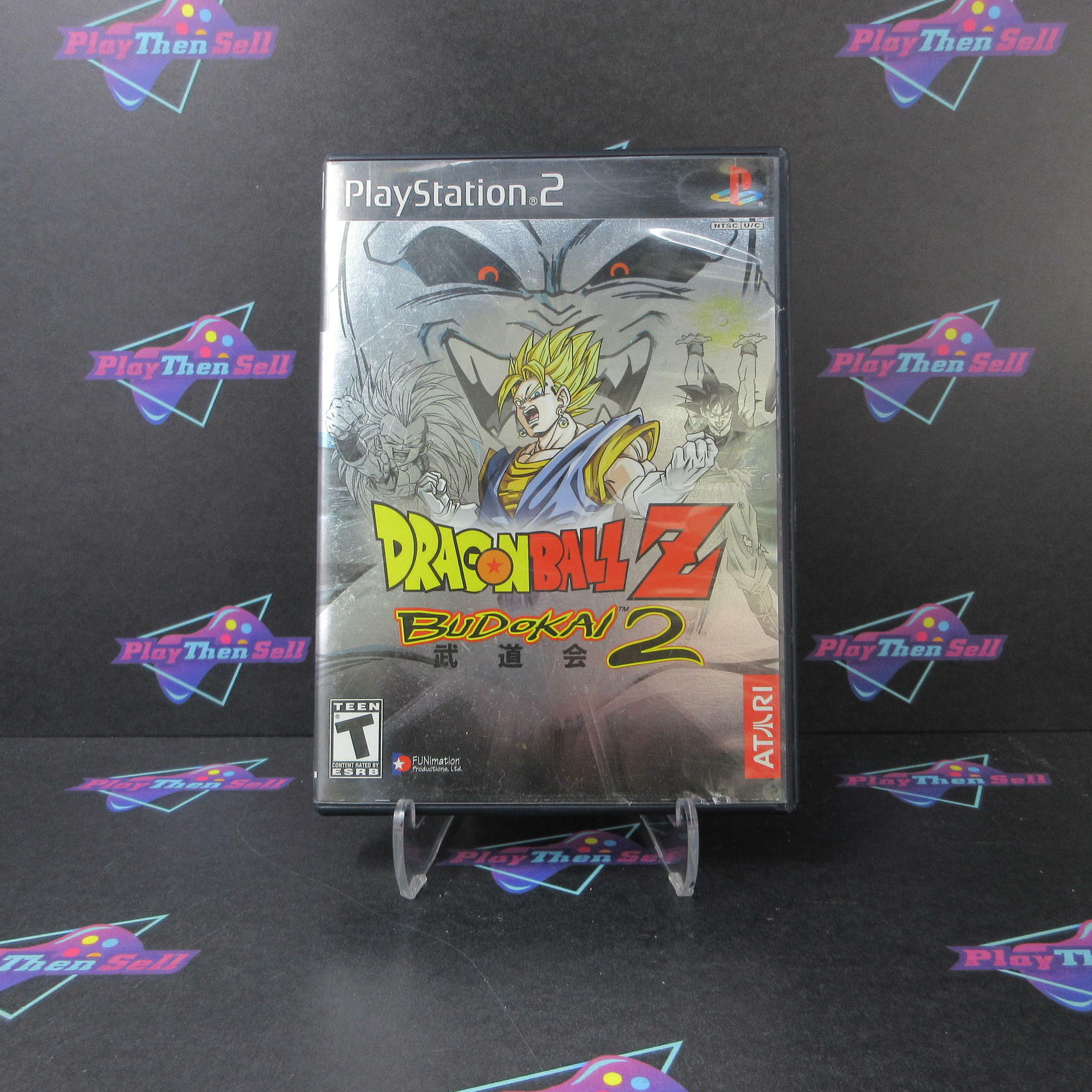 Dragon Ball Z Budokai 2 PS2 PlayStation 2 DD + Stickers Complete CIB - Very Good