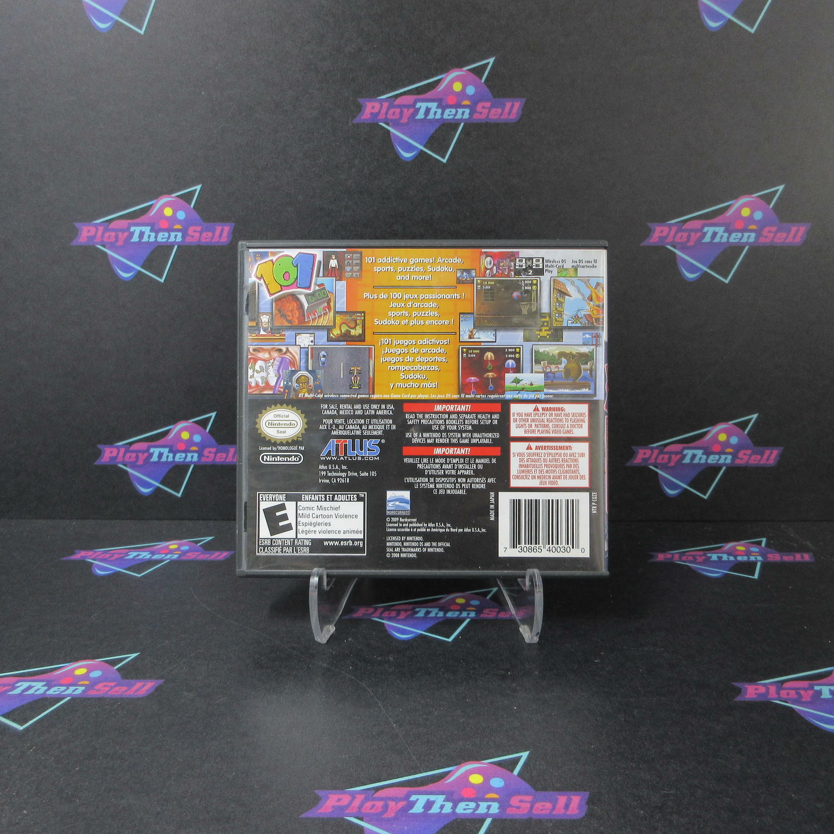 101-in-1 Explosive Megamix Nintendo DS CS Complete CIB - Very Good