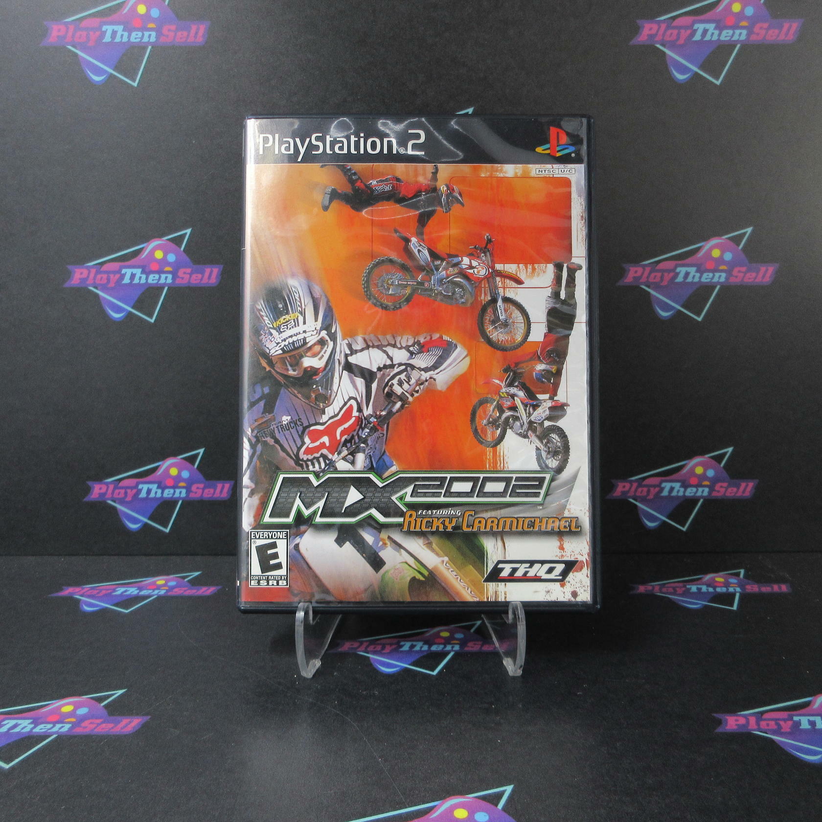 MX 2002 Featuring Ricky Carmichael PS2 PlayStation 2 AD/NM - Very Good