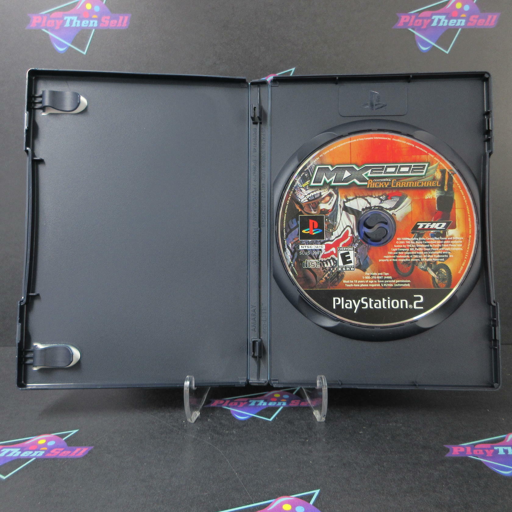 MX 2002 Featuring Ricky Carmichael PS2 PlayStation 2 AD/NM - Very Good