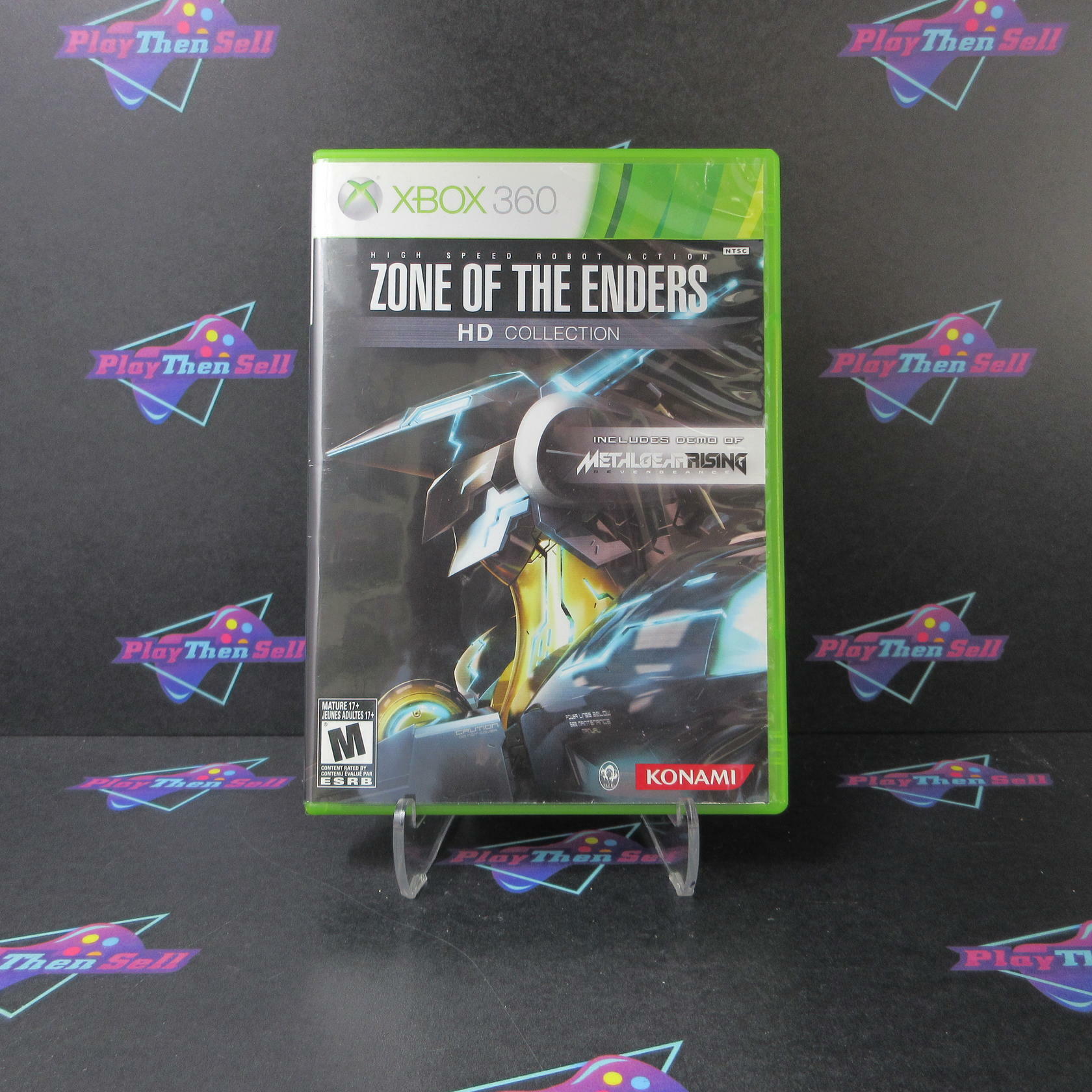 Zone Of The Enders HD Collection Xbox 360 AD/MD + Demo Disc Complete CIB - Very Good