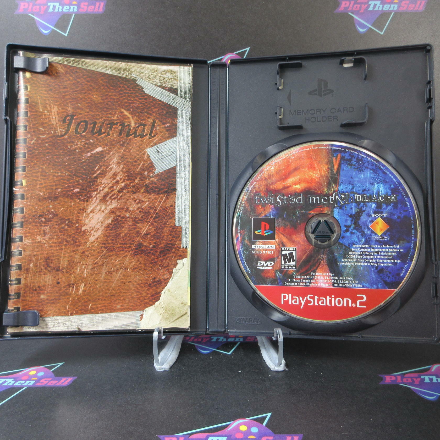 Twisted Metal Black GH PS2 Playstation 2 AD Complete CIB - Very Good