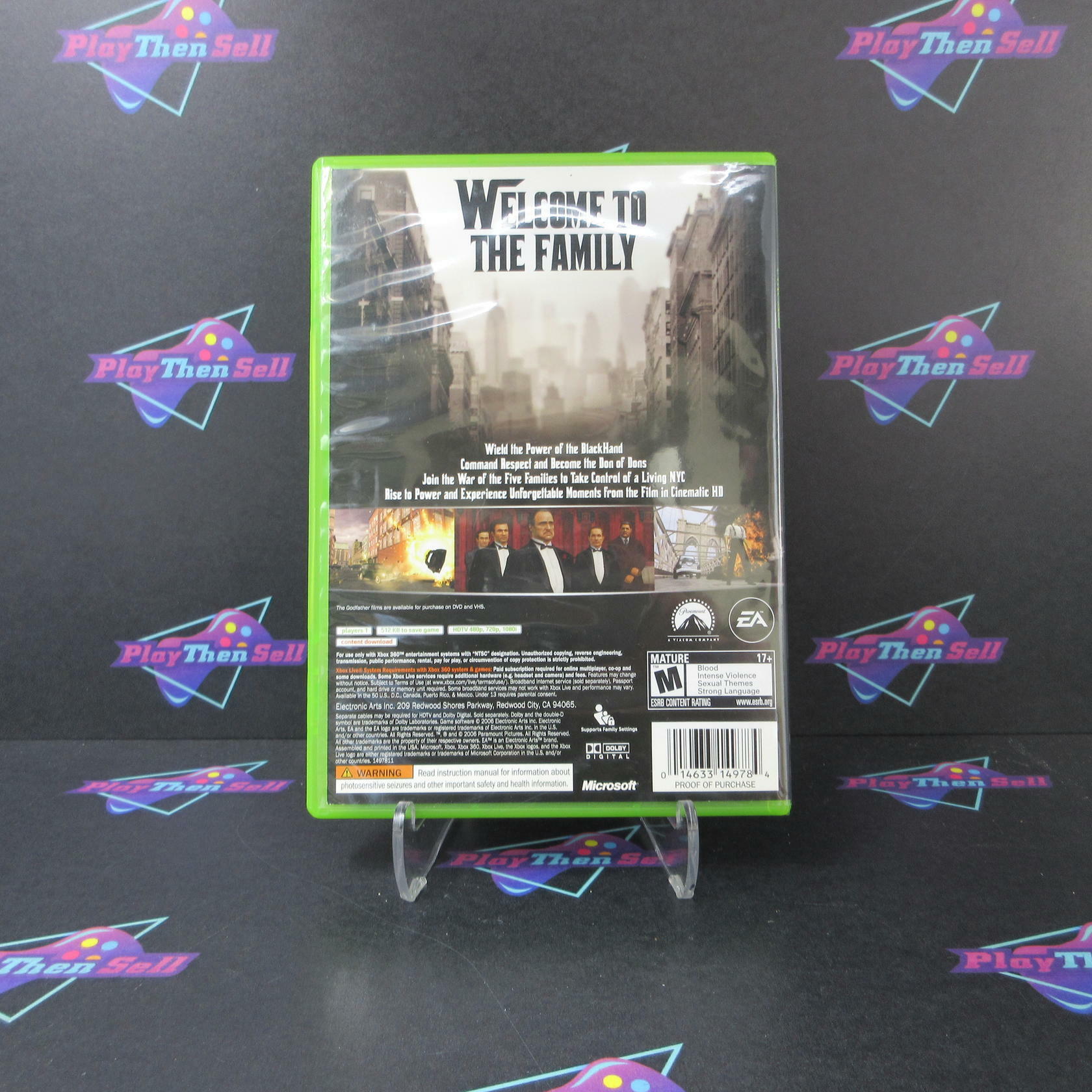 The Godfather Xbox 360 AD/DD Complete CIB - Very Good