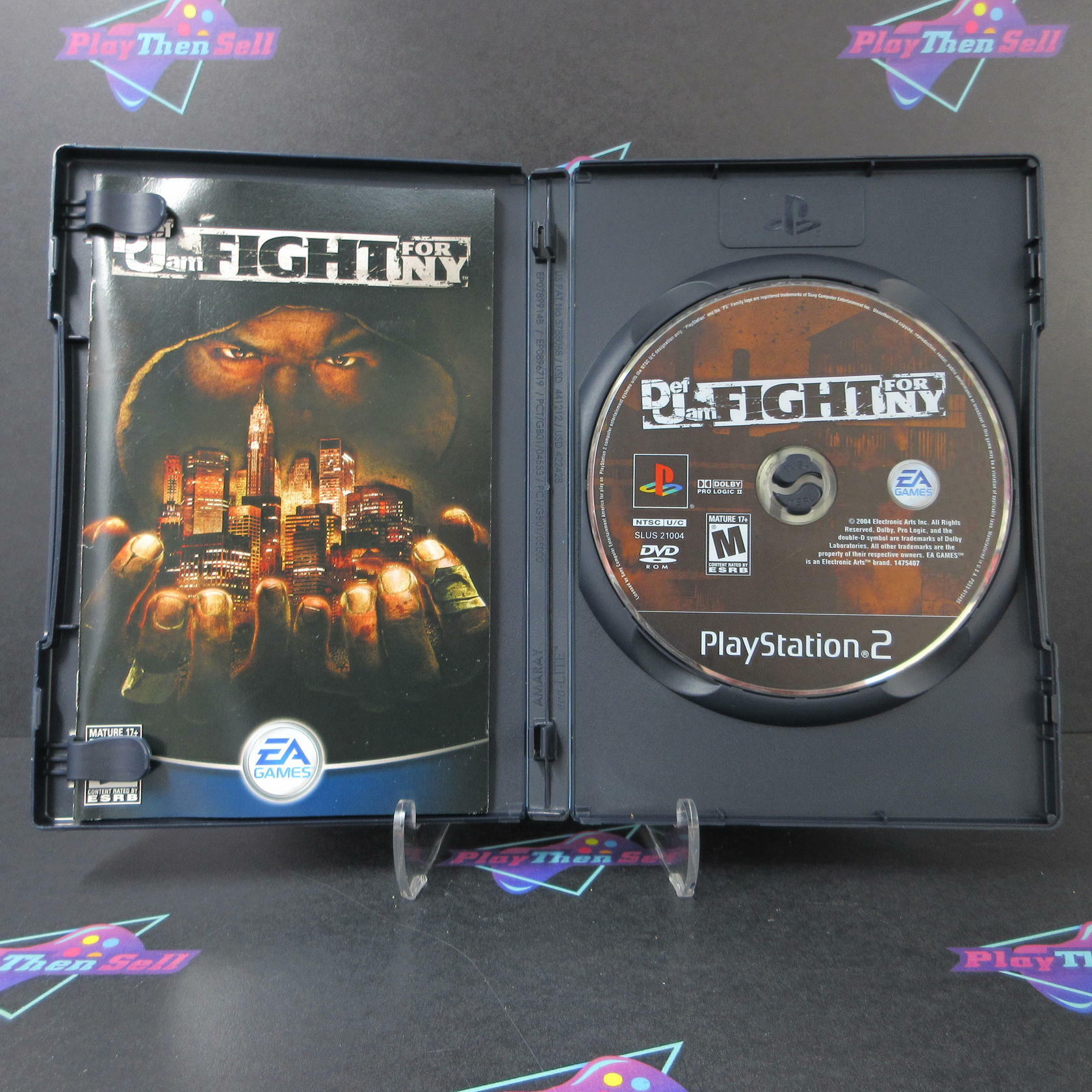 Def Jam Fight for NY PS2 PlayStation 2 AD Complete CIB - Very Good