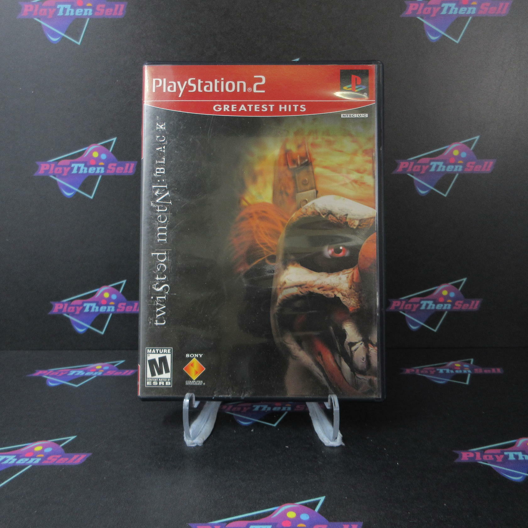 Twisted Metal Black GH PS2 Playstation 2 AD Complete CIB - Very Good