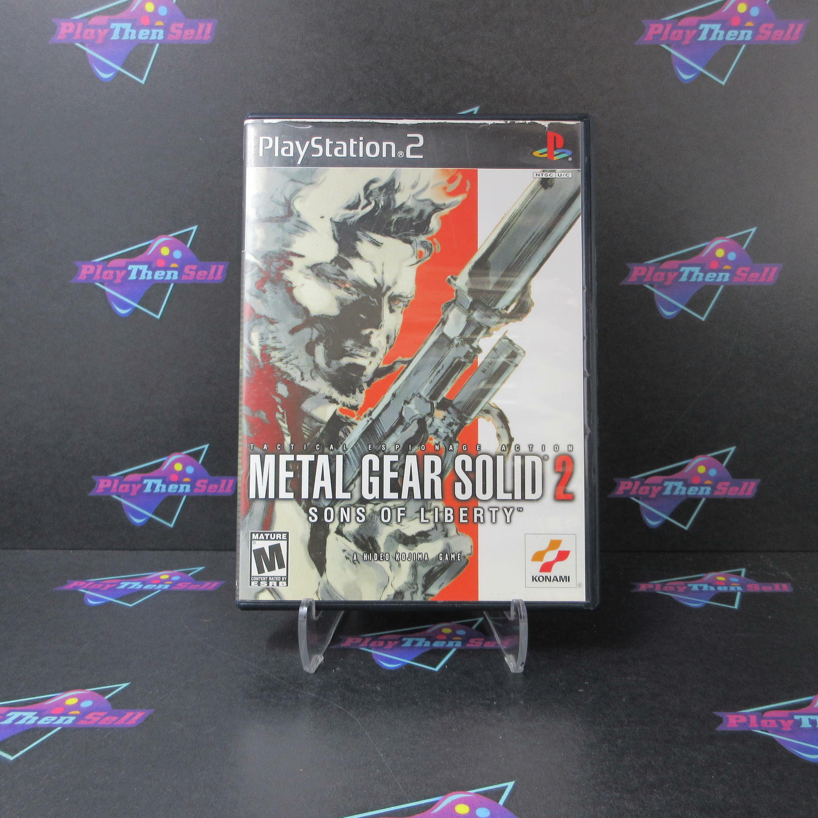 Metal Gear Solid 2 Sons of Liberty GH Disc PS2 PlayStation 2 AD/NM - Very Good