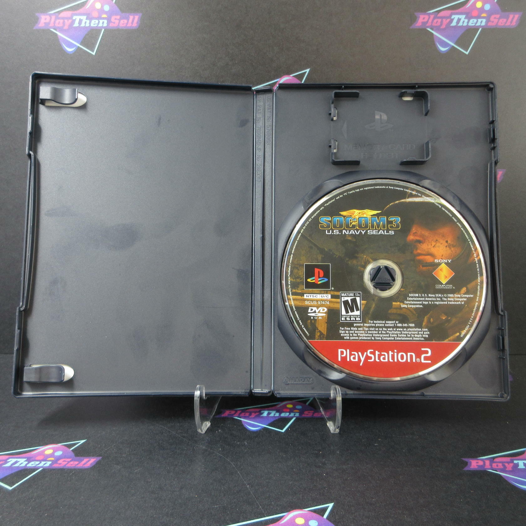 SOCOM 3 US Navy Seals PS2 PlayStation 2 GH - Very Good