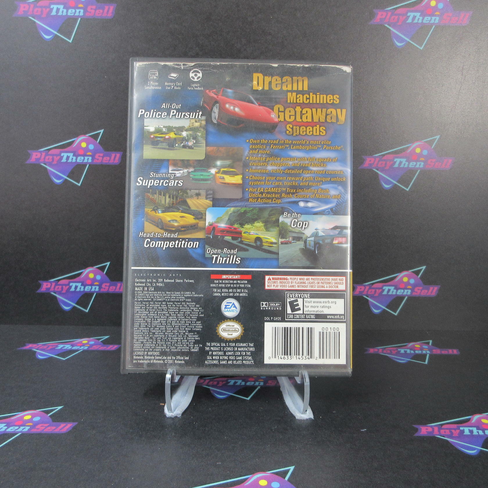 Need for Speed Hot Pursuit 2 Player's Choice Nintendo Gamecube - Very Good