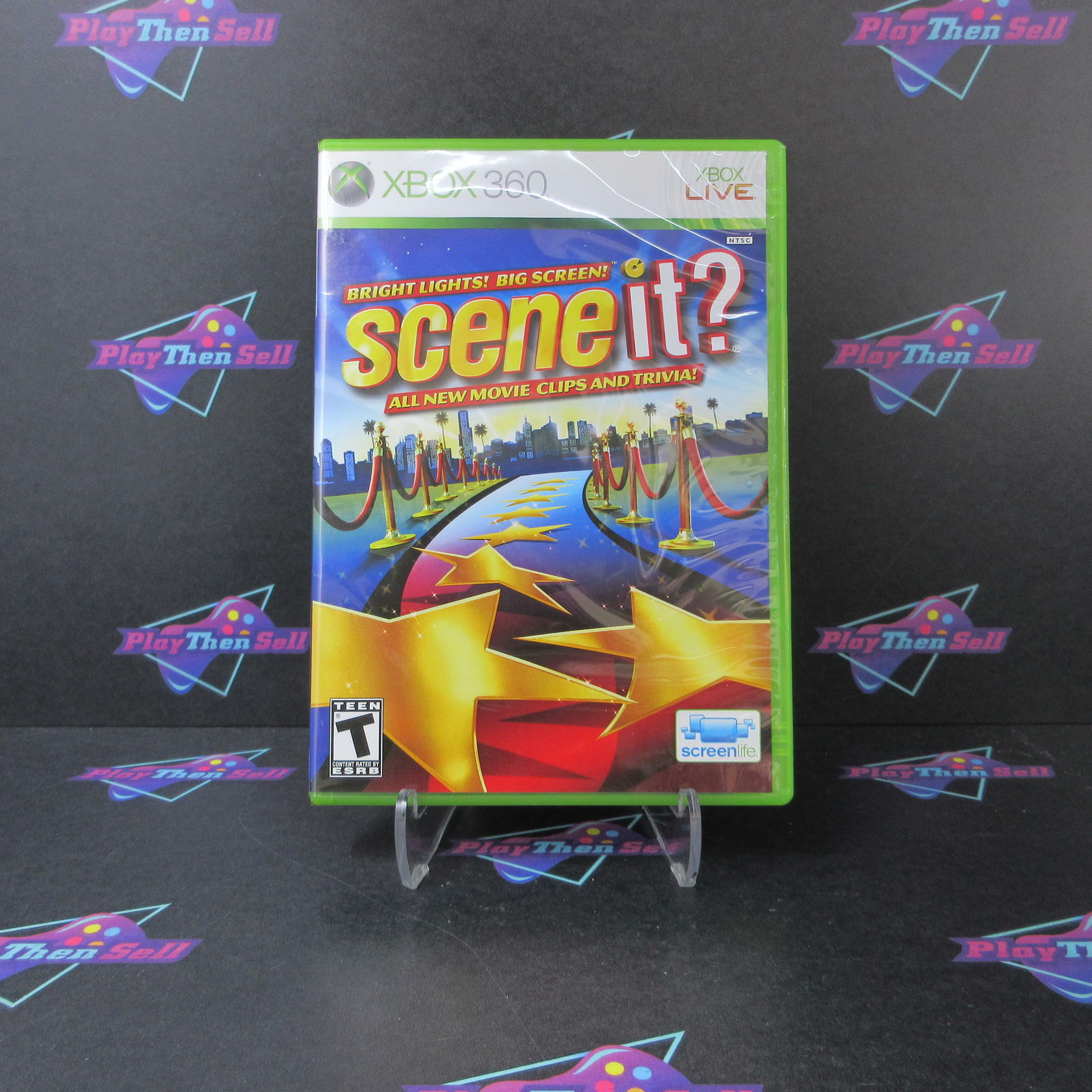 Scene It? Bright Lights! Big Screen! Xbox 360 - Like New