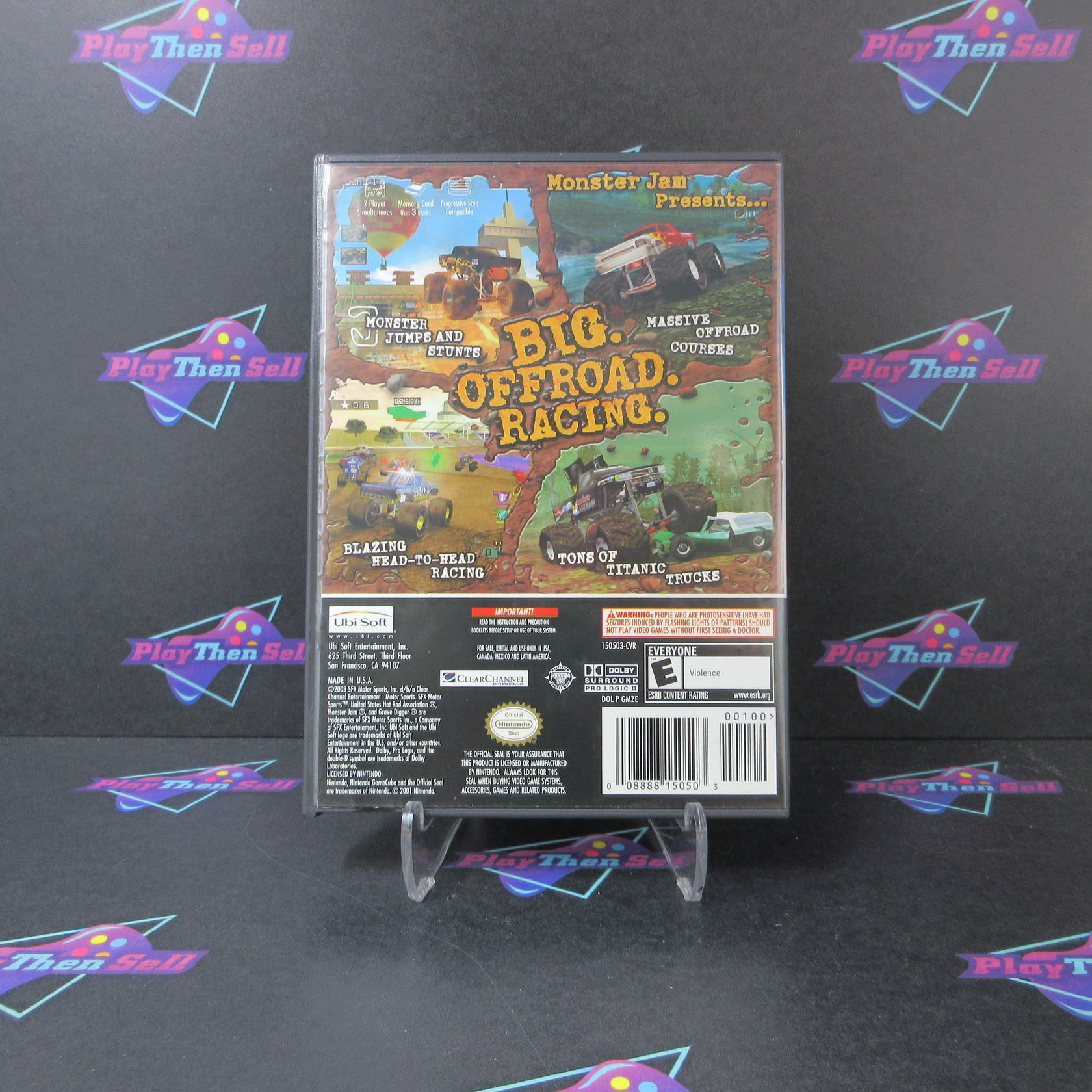 Monster 4X4 Masters of Metal Nintendo GameCube MD + Reg Card Complete CIB - Very Good