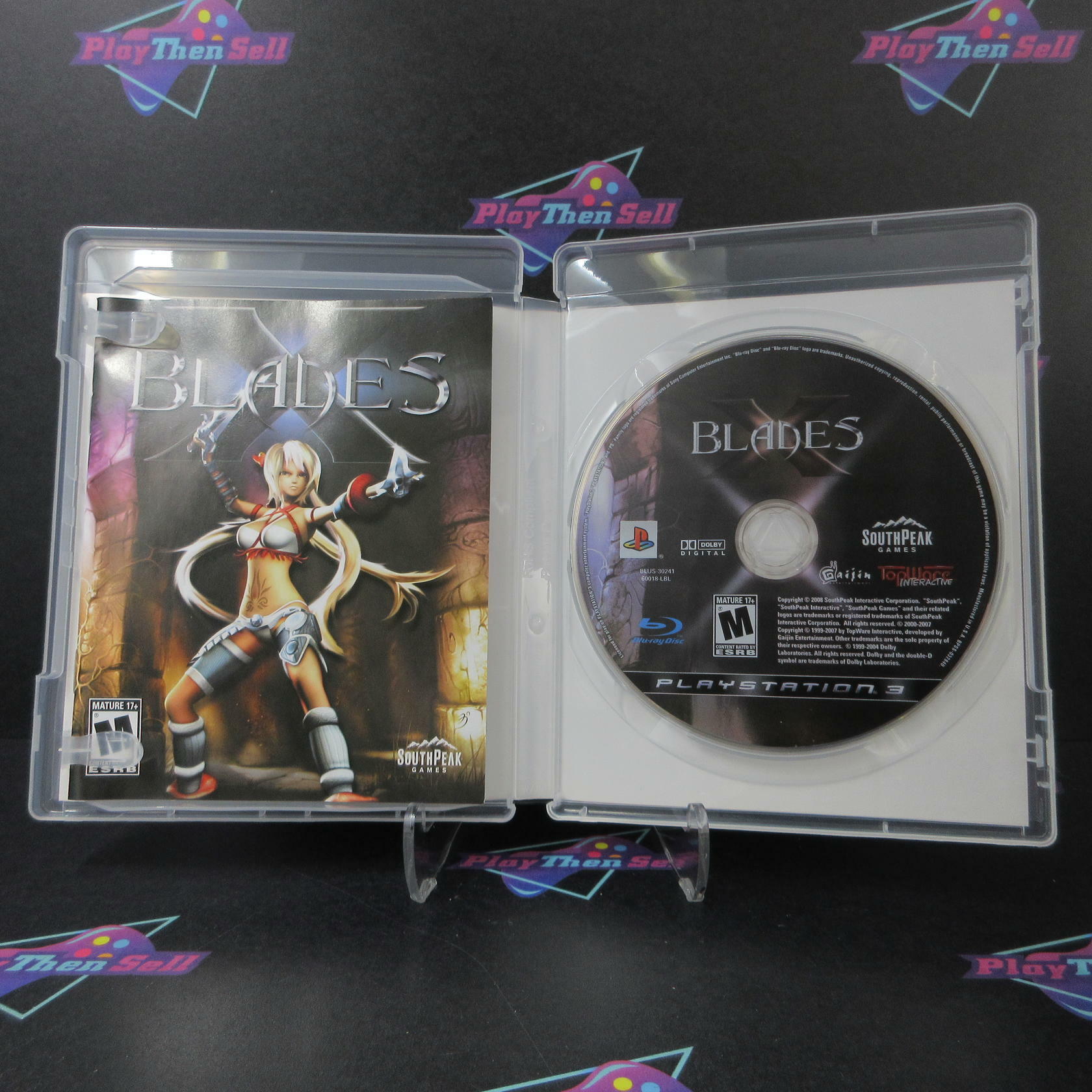 X Blades PS3 PlayStation 3 - Like New