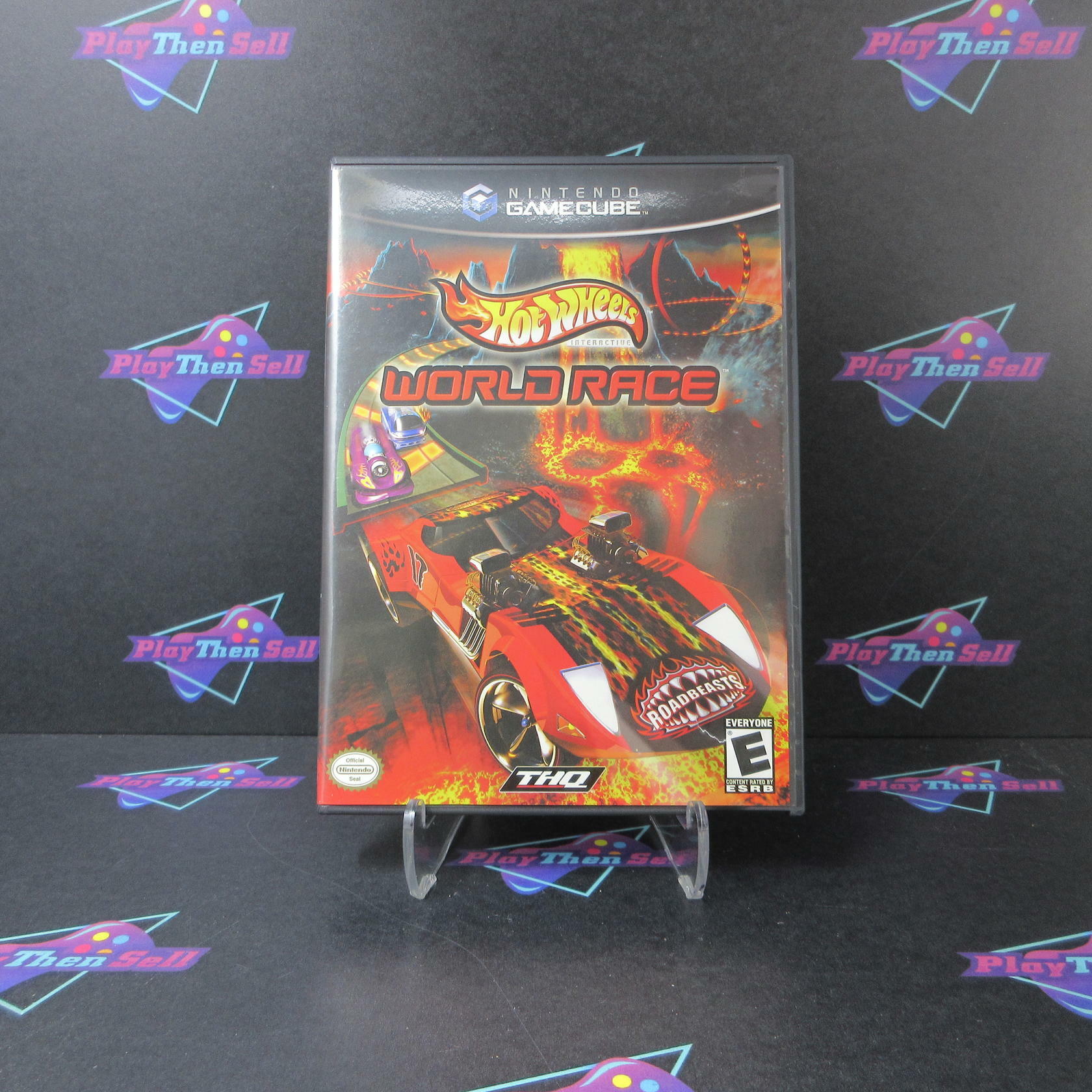 Hot Wheels World Race Nintendo Gamecube AD Complete CIB - Very Good