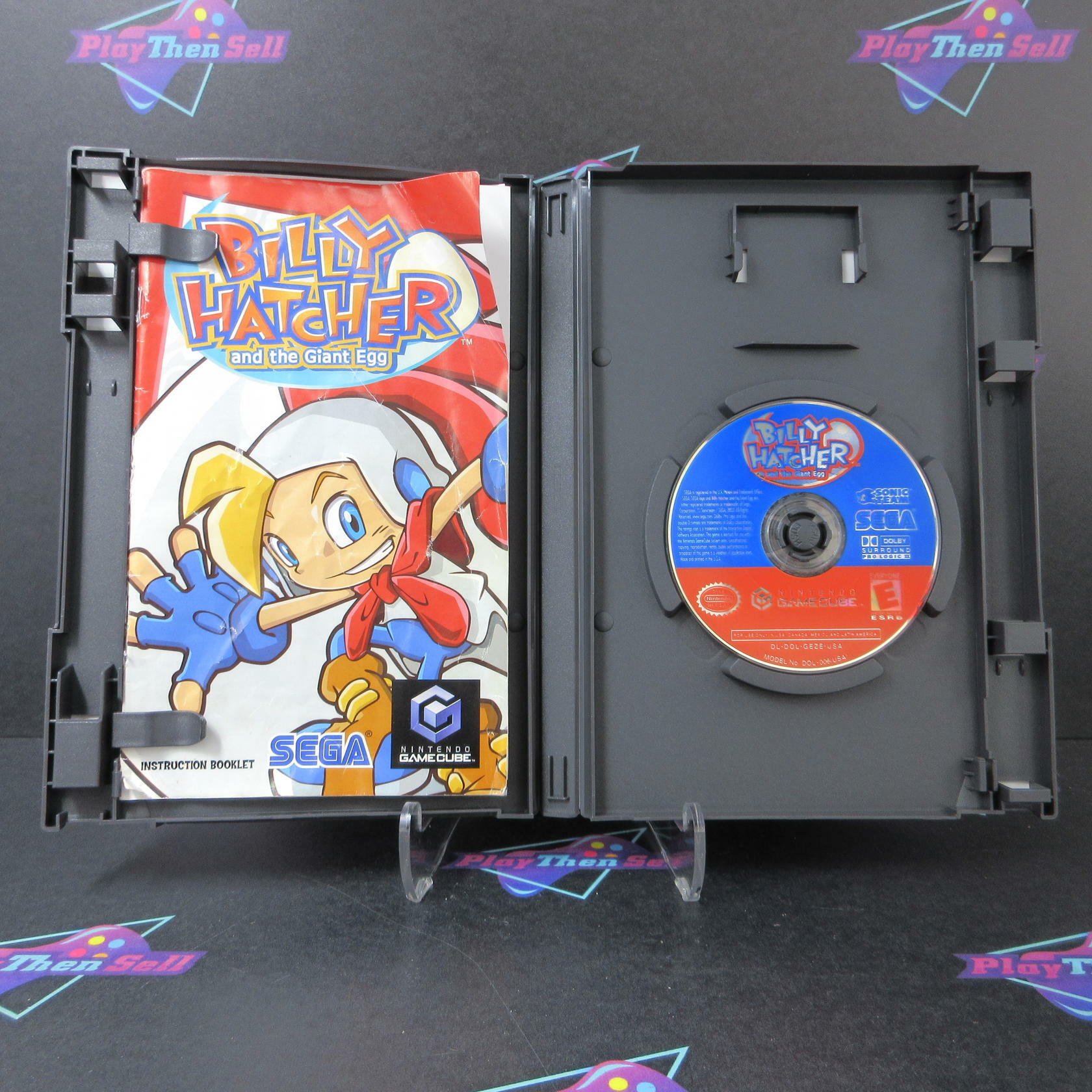 Billy Hatcher and the Giant Egg Nintendo GameCube MD + Reg Card Complete CIB - Very Good