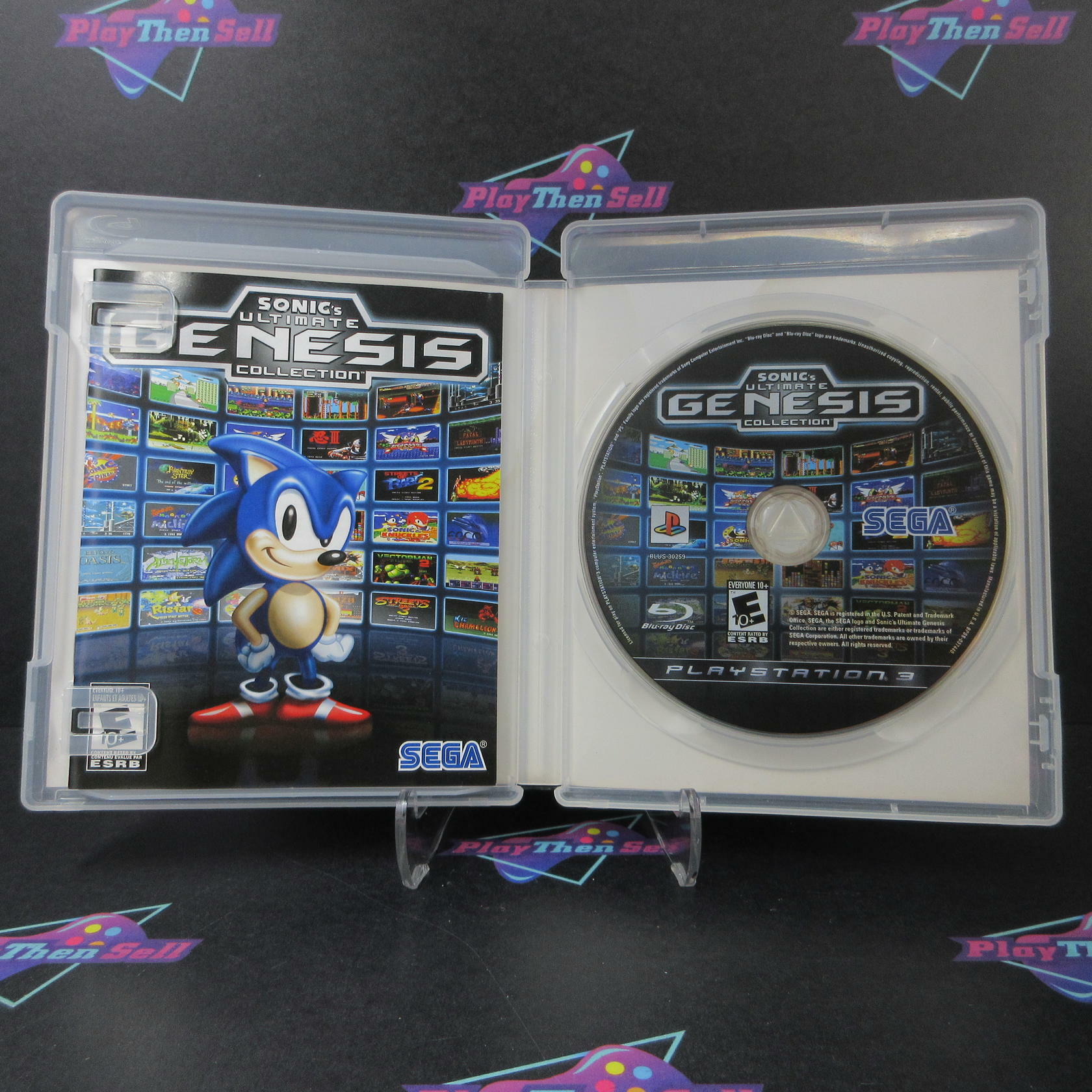 Sonic's Ultimate Genesis Collection PS3 PlayStation 3 AD Complete CIB - Very Good