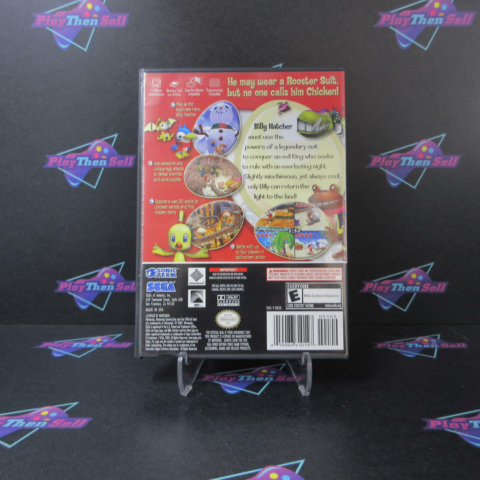 Billy Hatcher and the Giant Egg Nintendo GameCube - Very Good